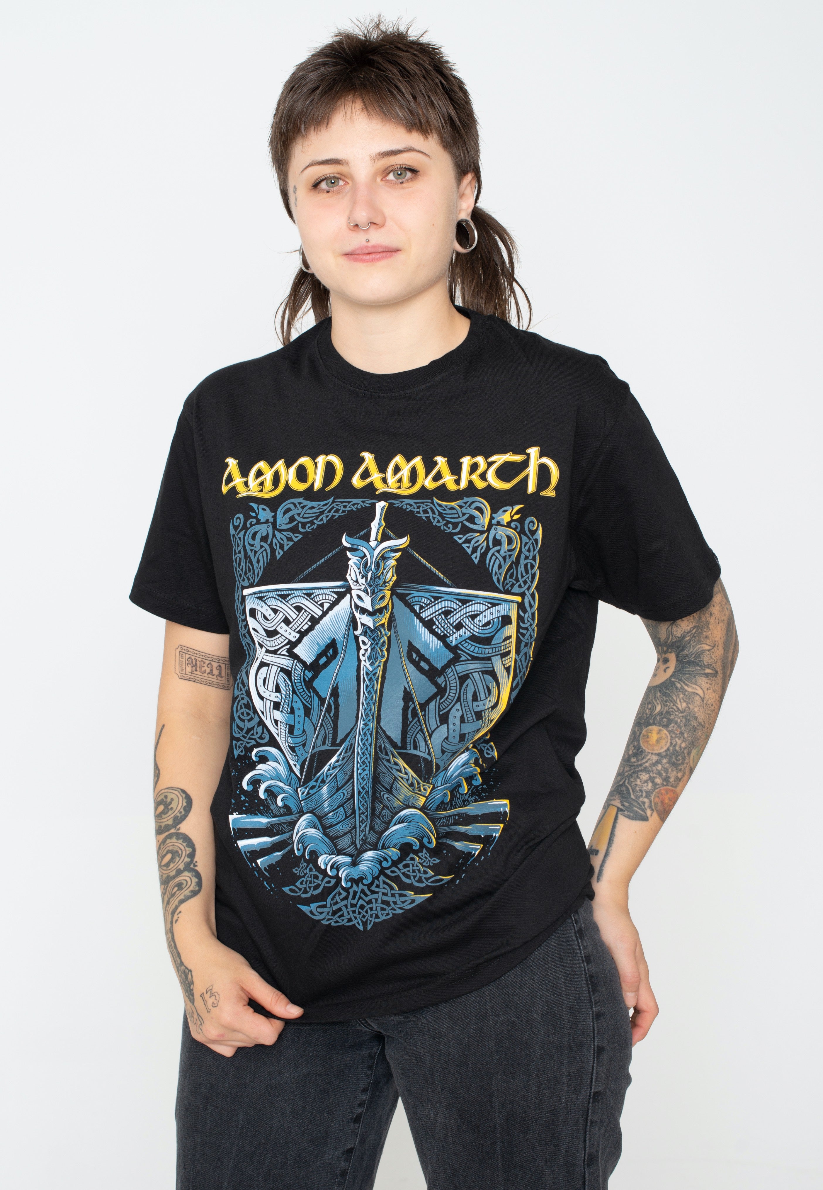 amon amarth 人気 t シャツ