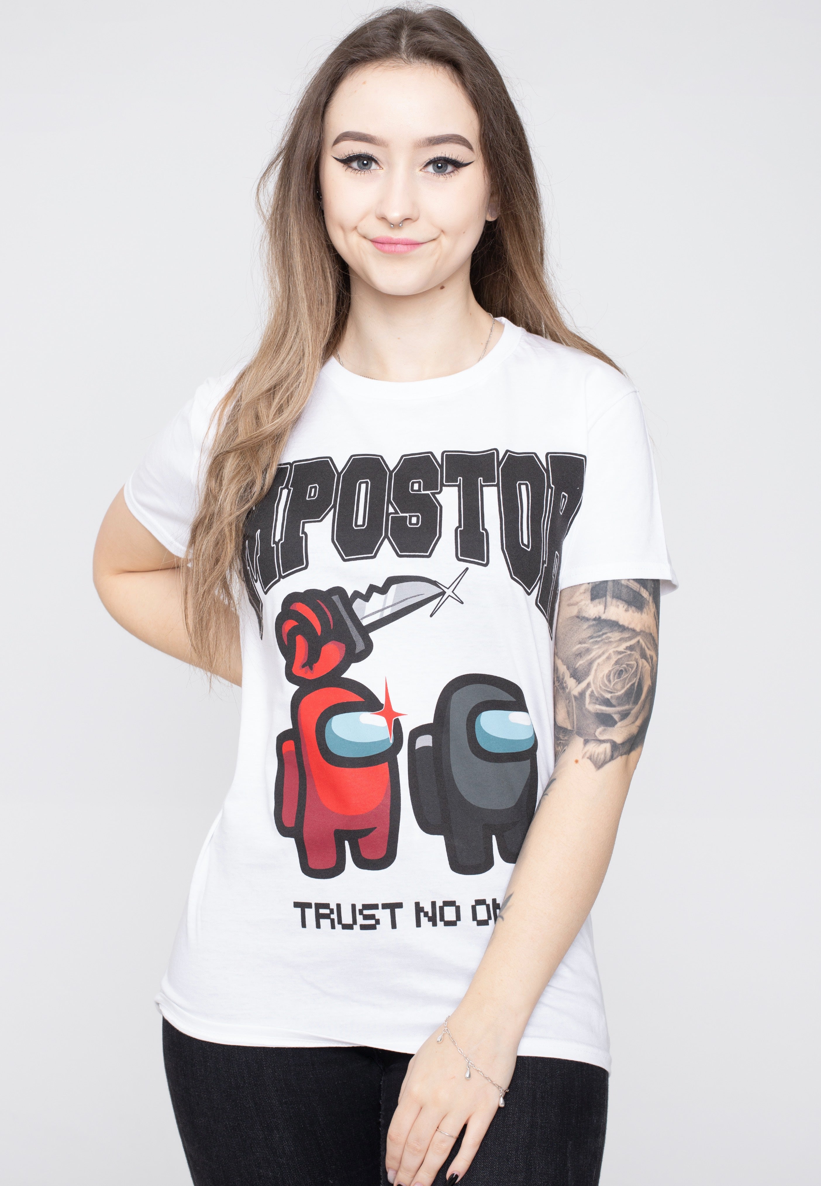 Among Us - Trust No One White - T-Shirt | Women-Image