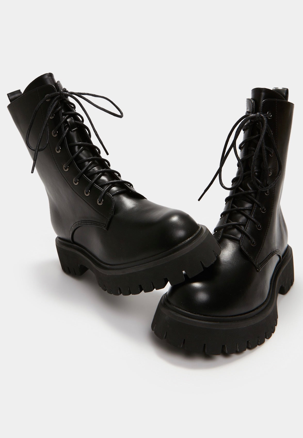 Koi Footwear - Anchor Military Lace Up Black - Girl Shoes | Women-Image