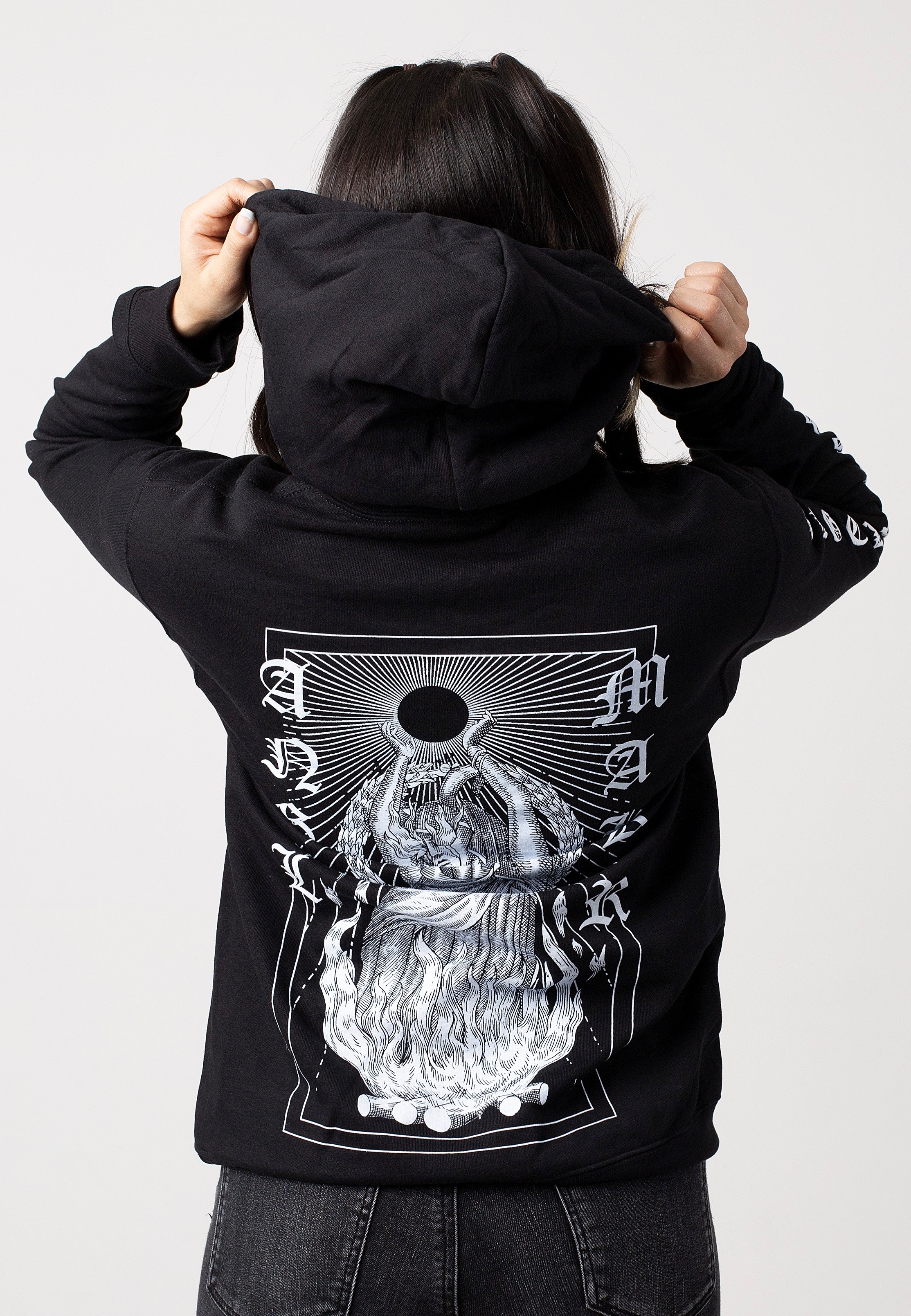 AngelMaker - Burning Witch - Hoodie | Women-Image