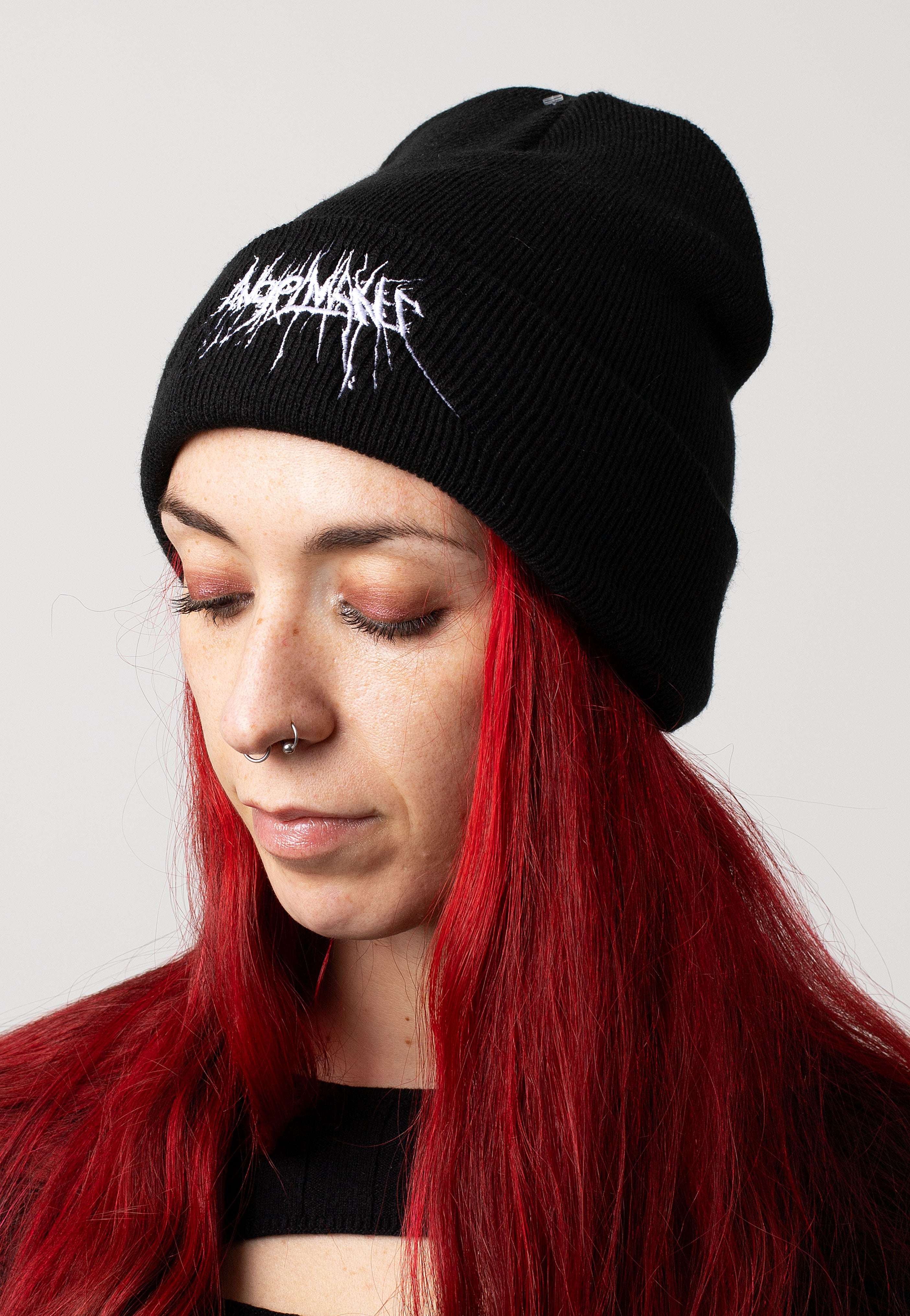 AngelMaker - Red Banner Logo - Beanie | Neutral-Image