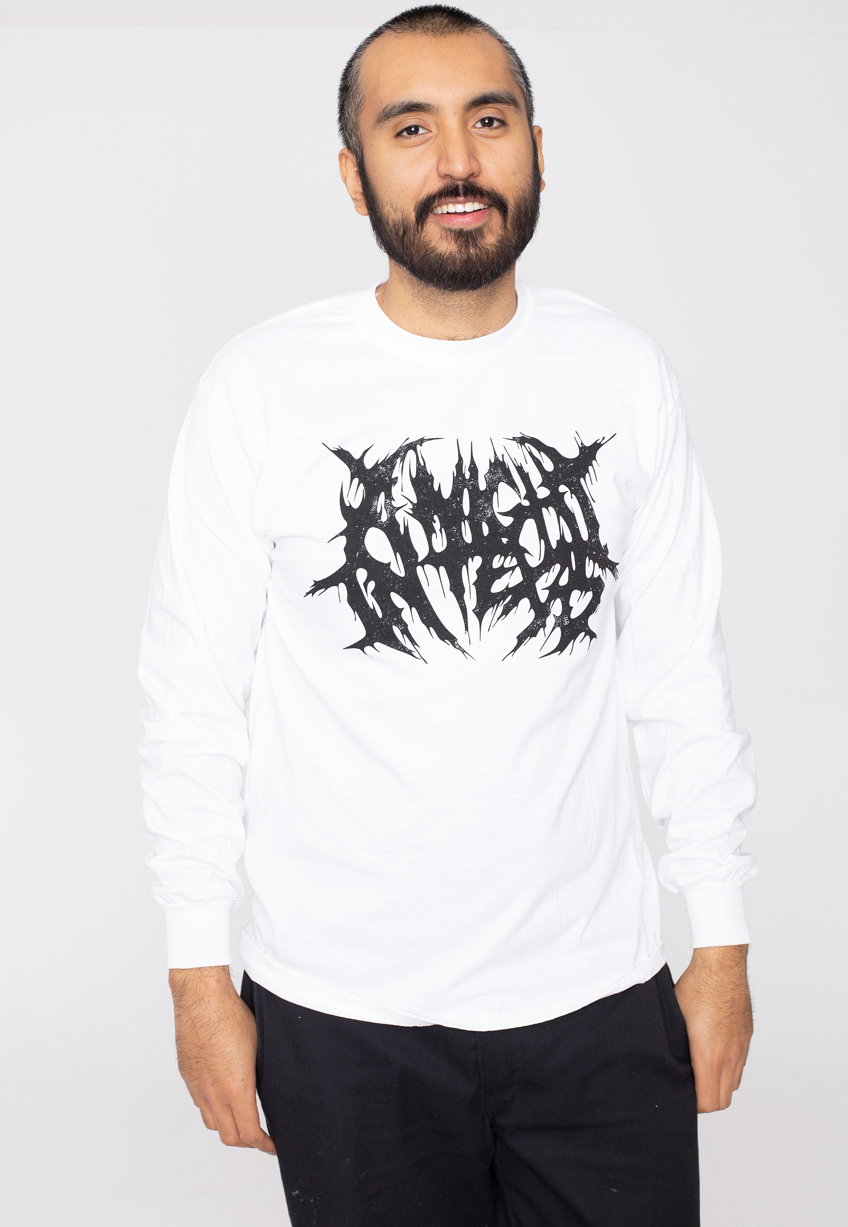 A Night In Texas - Death Chapel White - Longsleeve | Men-Image