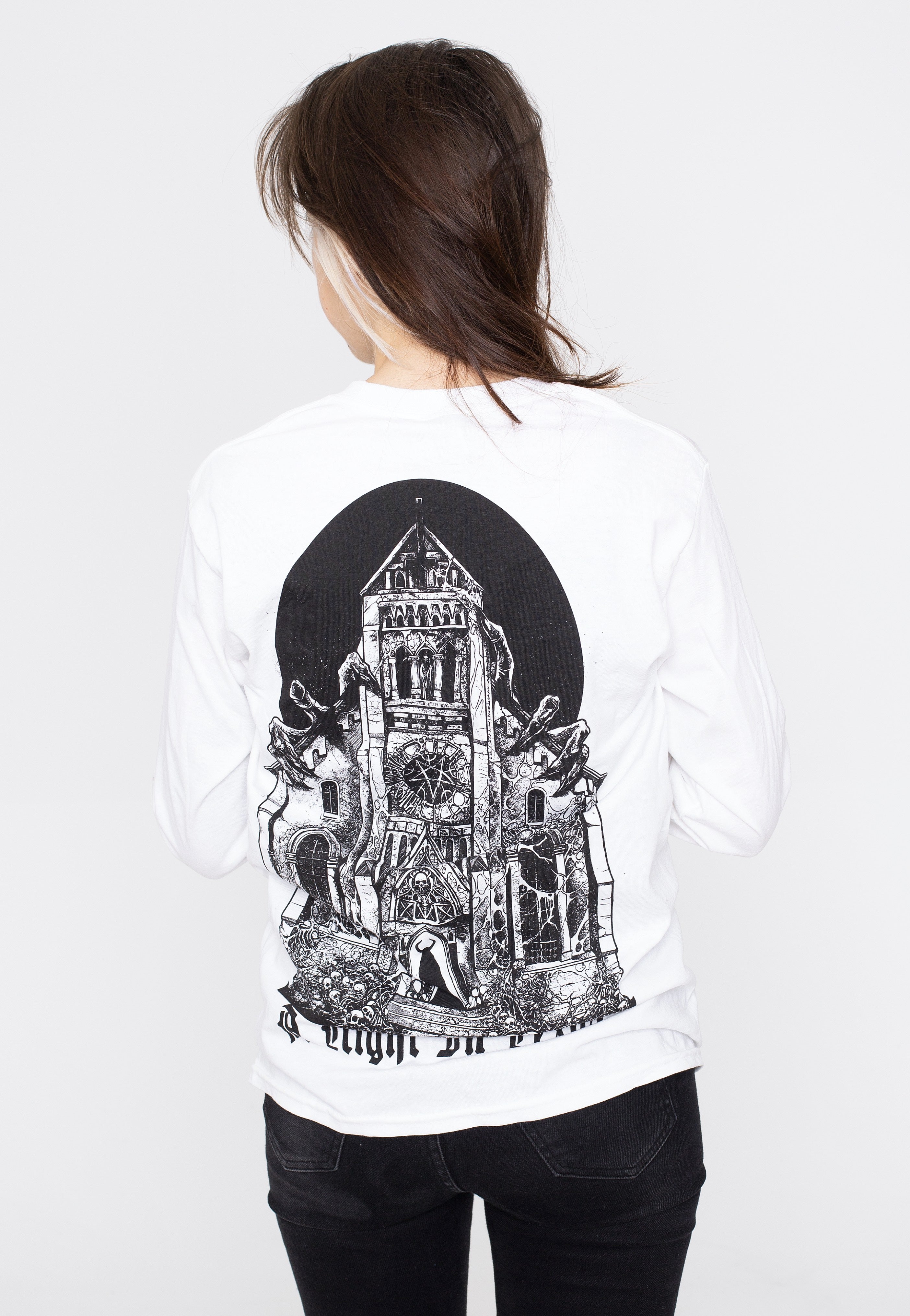 A Night In Texas - Death Chapel White - Longsleeve | Women-Image