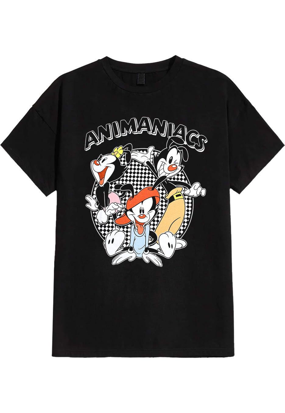 Animaniacs - Chequered Logo - T-Shirt | Neutral-Image