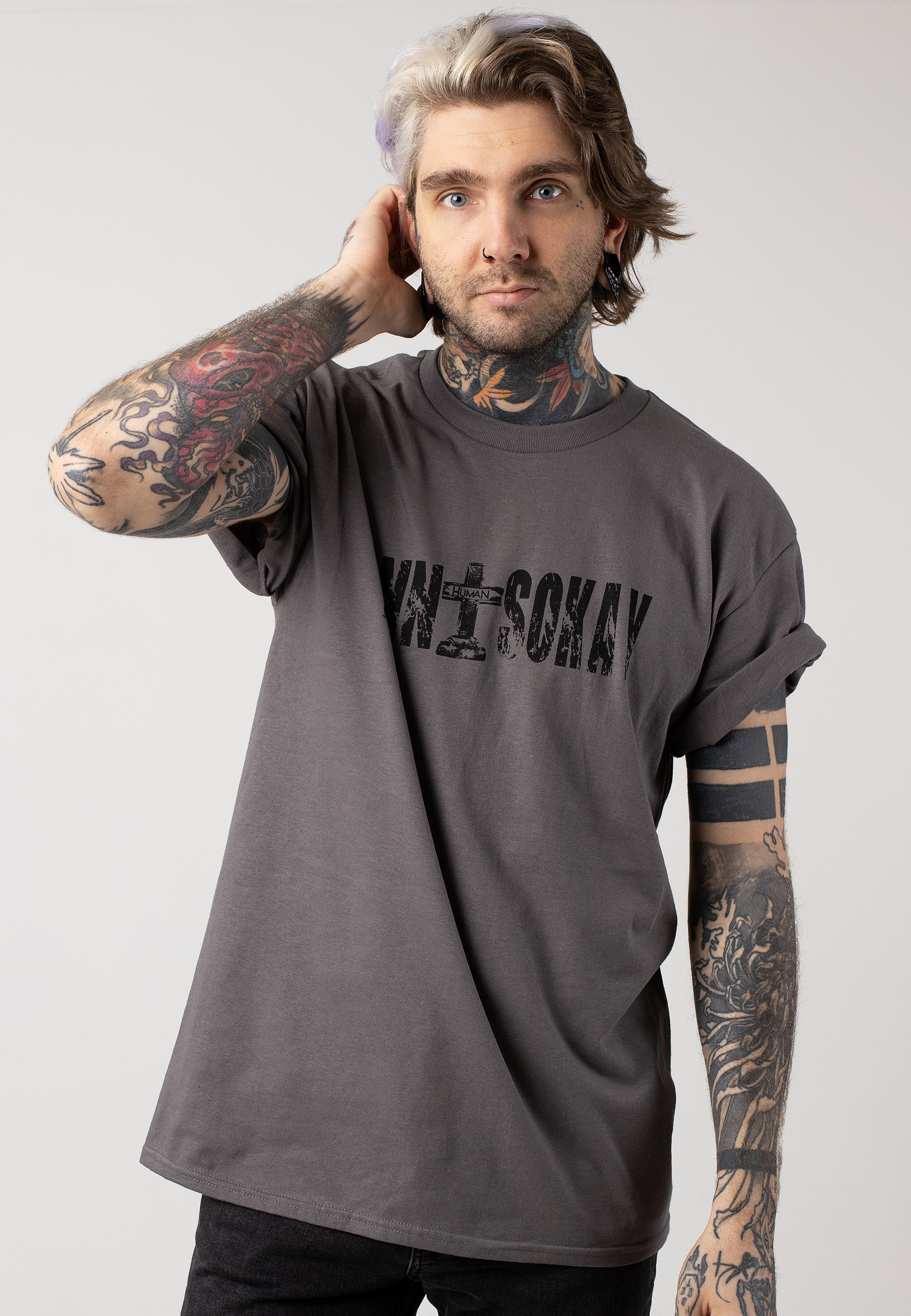 Annisokay - Owl Charcoal - T-Shirt | Men-Image