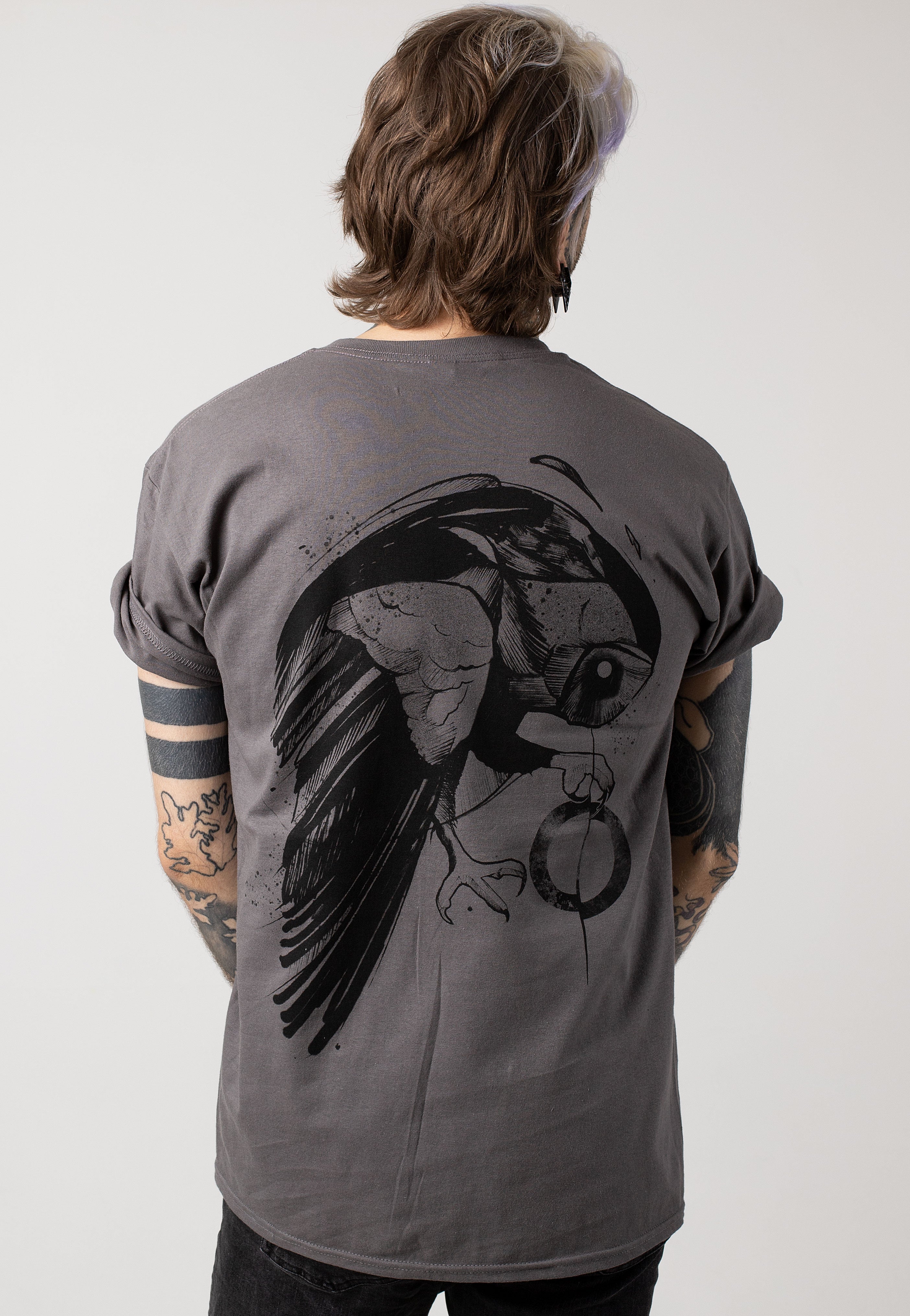 Annisokay - Owl Charcoal - T-Shirt | Men-Image