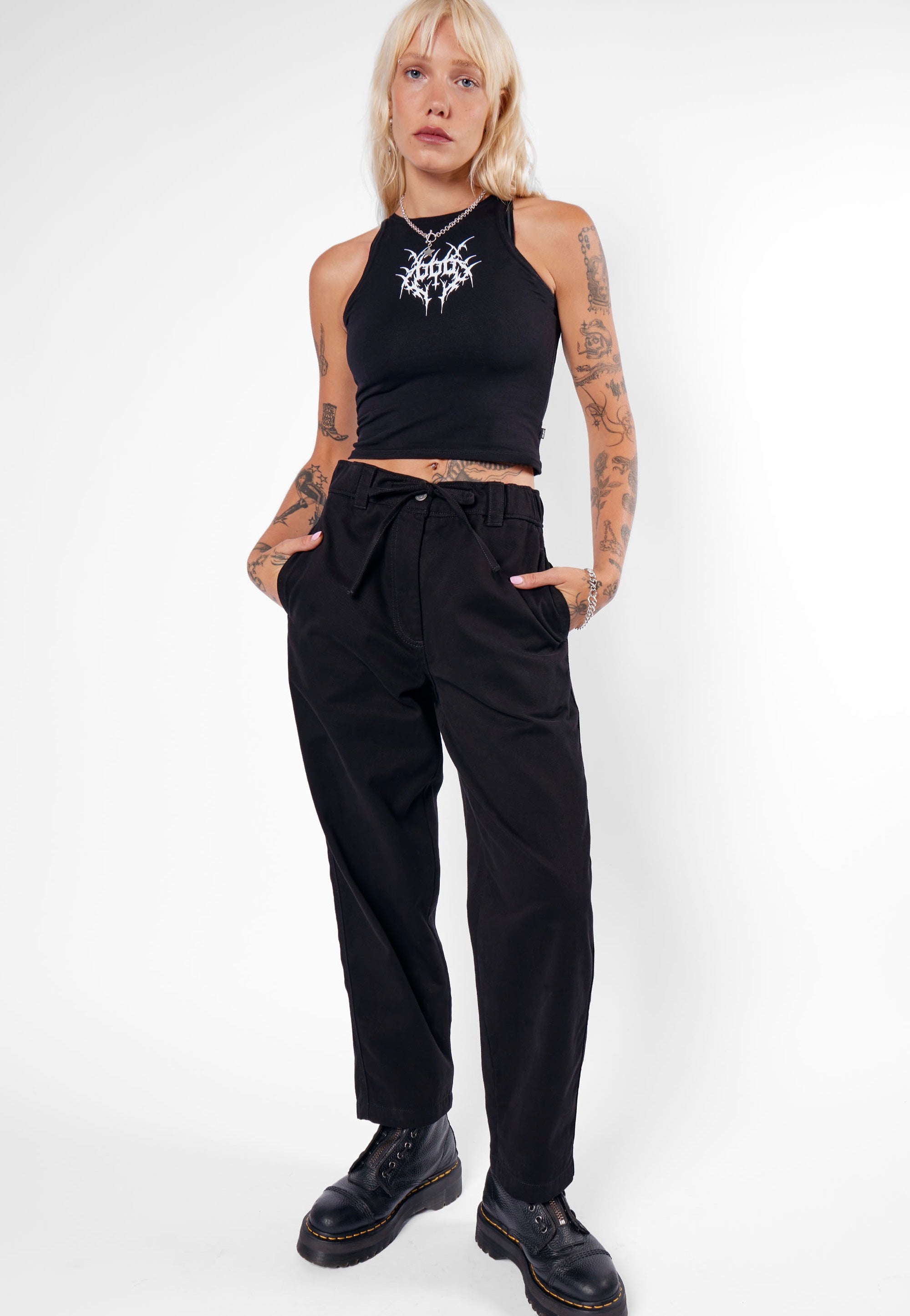 Mary Wyatt - Antheia Black - Pants | Women-Image