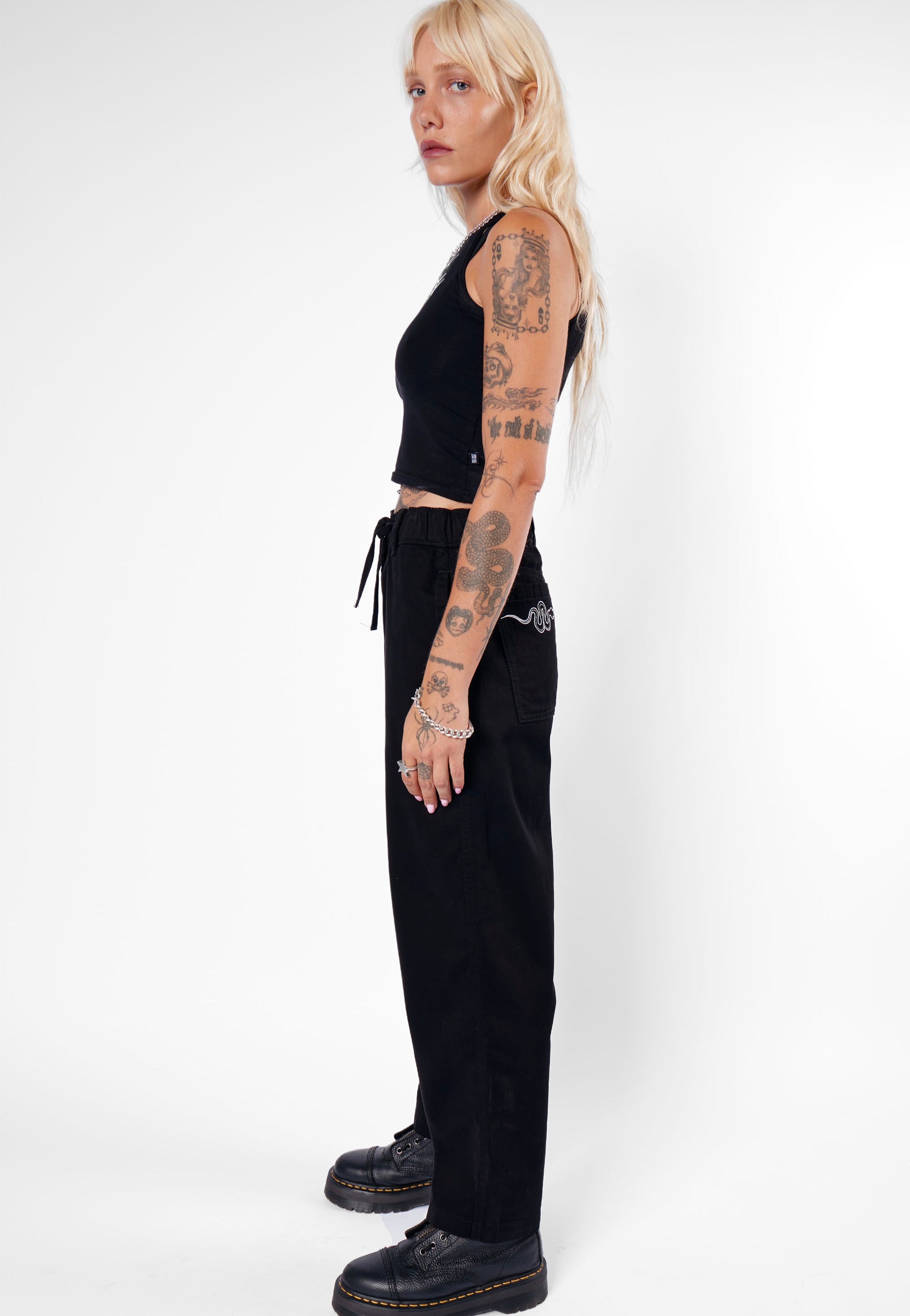 Mary Wyatt - Antheia Black - Pants | Women-Image