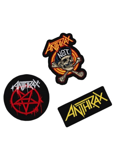 Anthrax - Set Of 3 - Patch | Neutral-Image