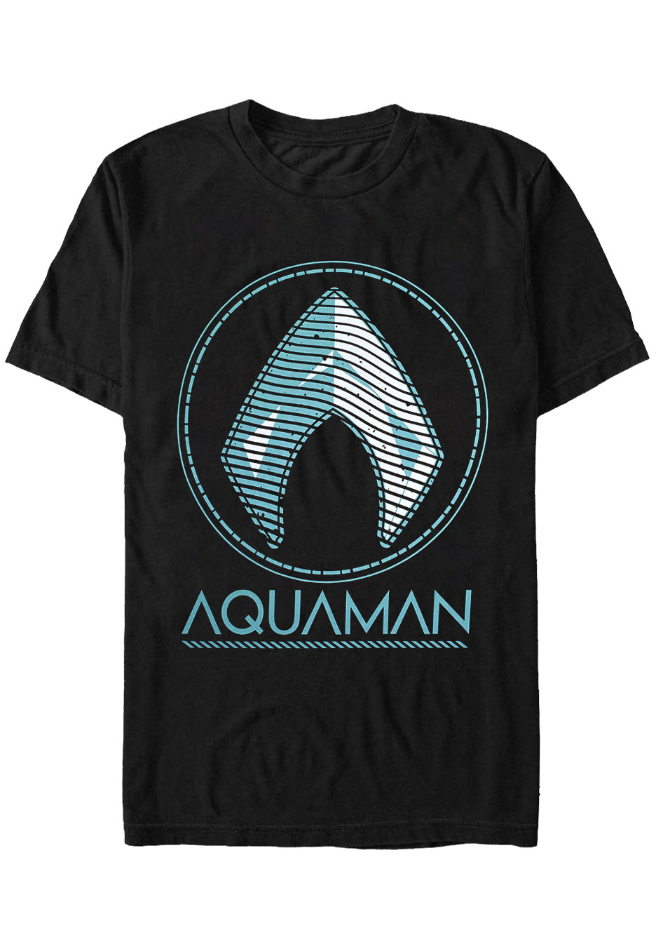 Aquaman - Distressed Shield - T-Shirt | Neutral-Image