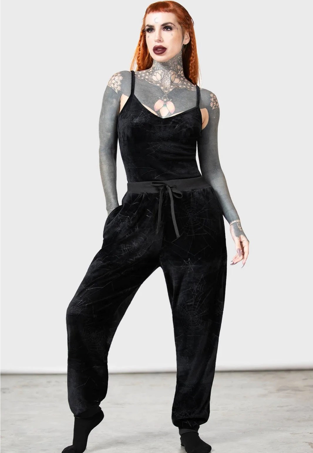 Killstar - Arachno Rest Black - Sweat Pants | Women-Image