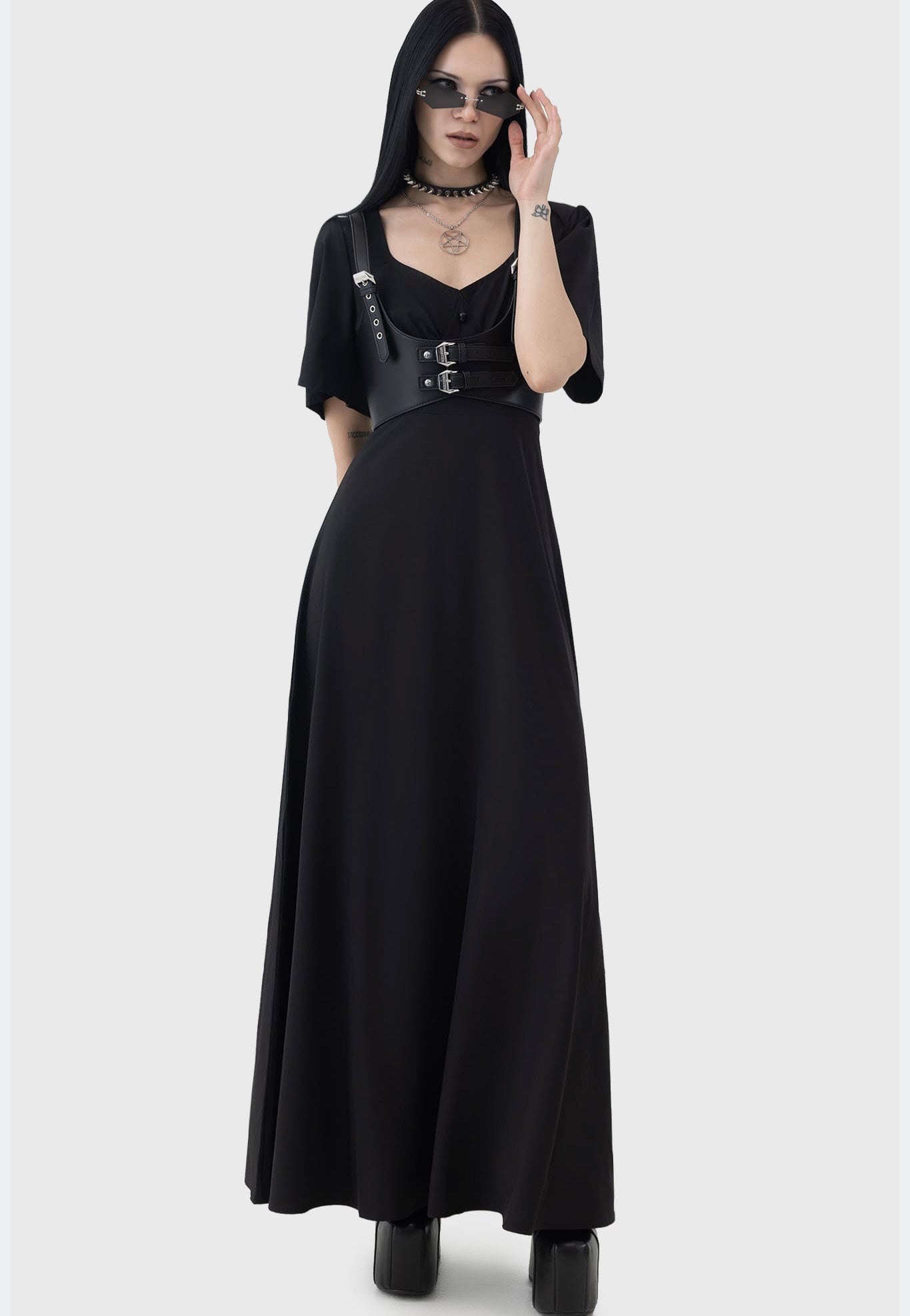 Killstar - Arboraceous Maxi Black - Dress | Women-Image