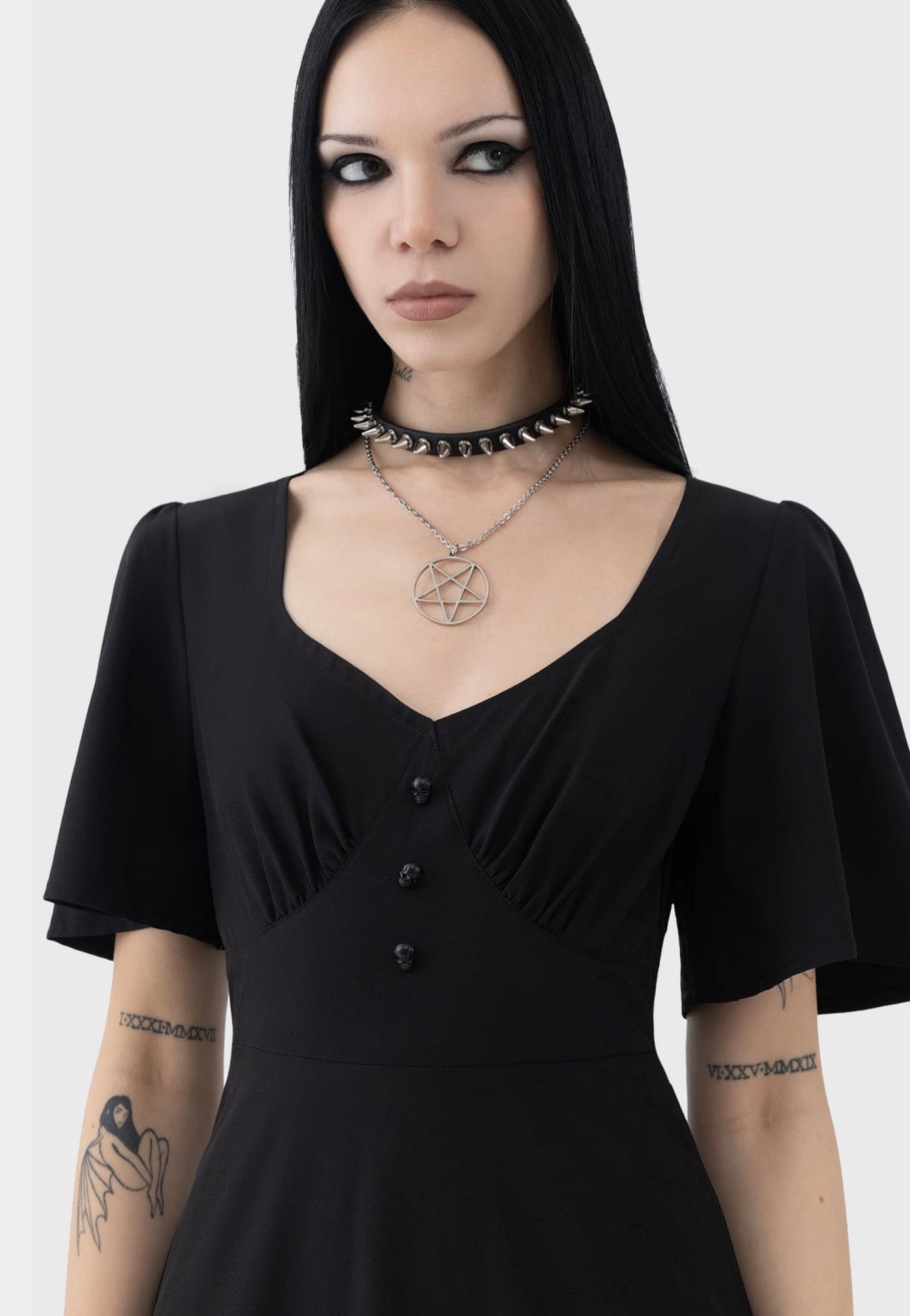 Killstar - Arboraceous Maxi Black - Dress | Women-Image