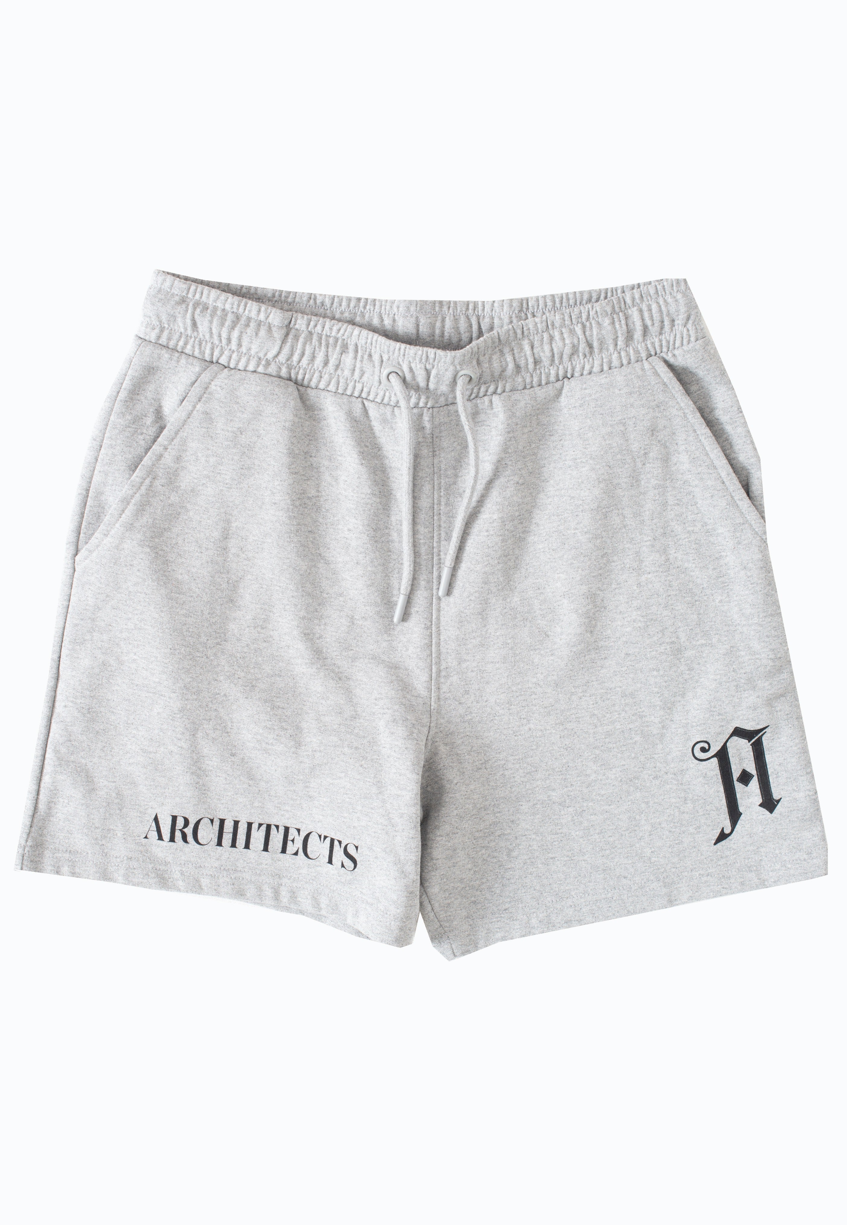 Architects - A Logo Heather Grey - Shorts | Men-Image