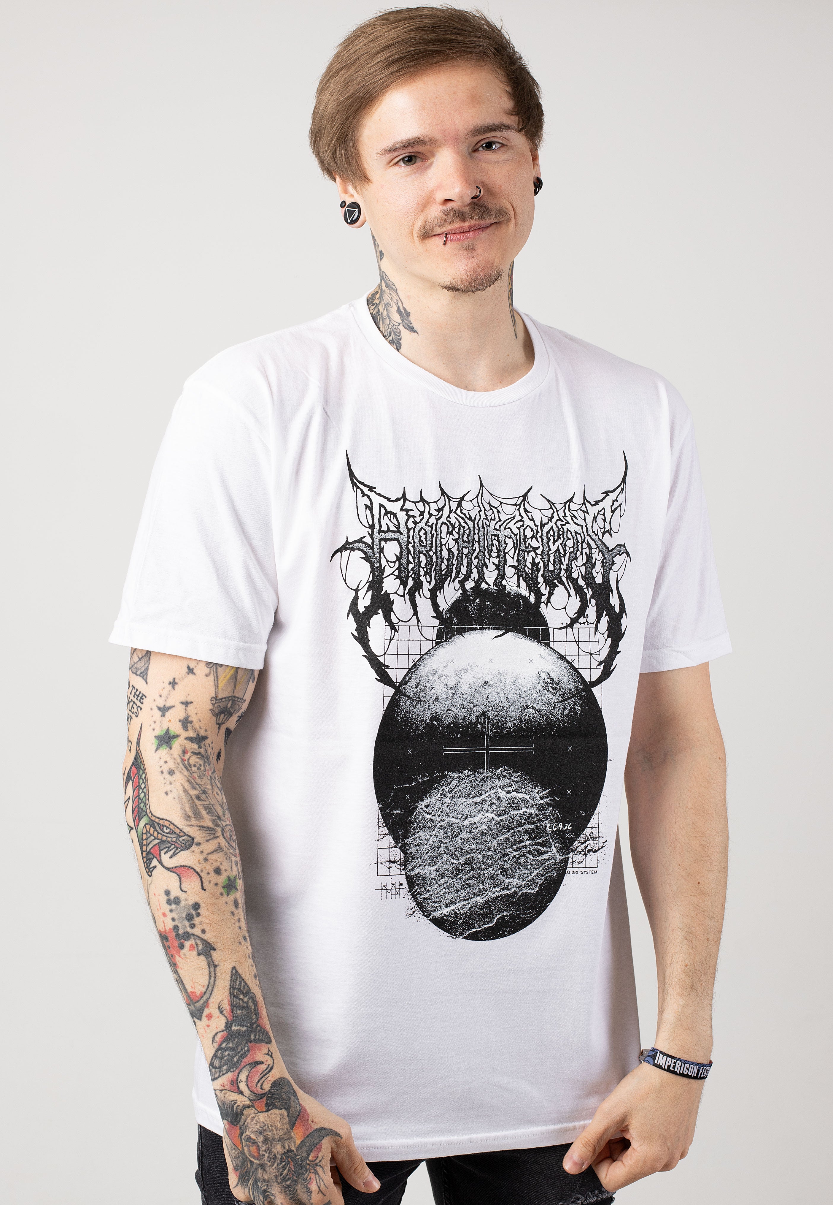 Architects - Death Metal Logo White - T-Shirt | Men-Image