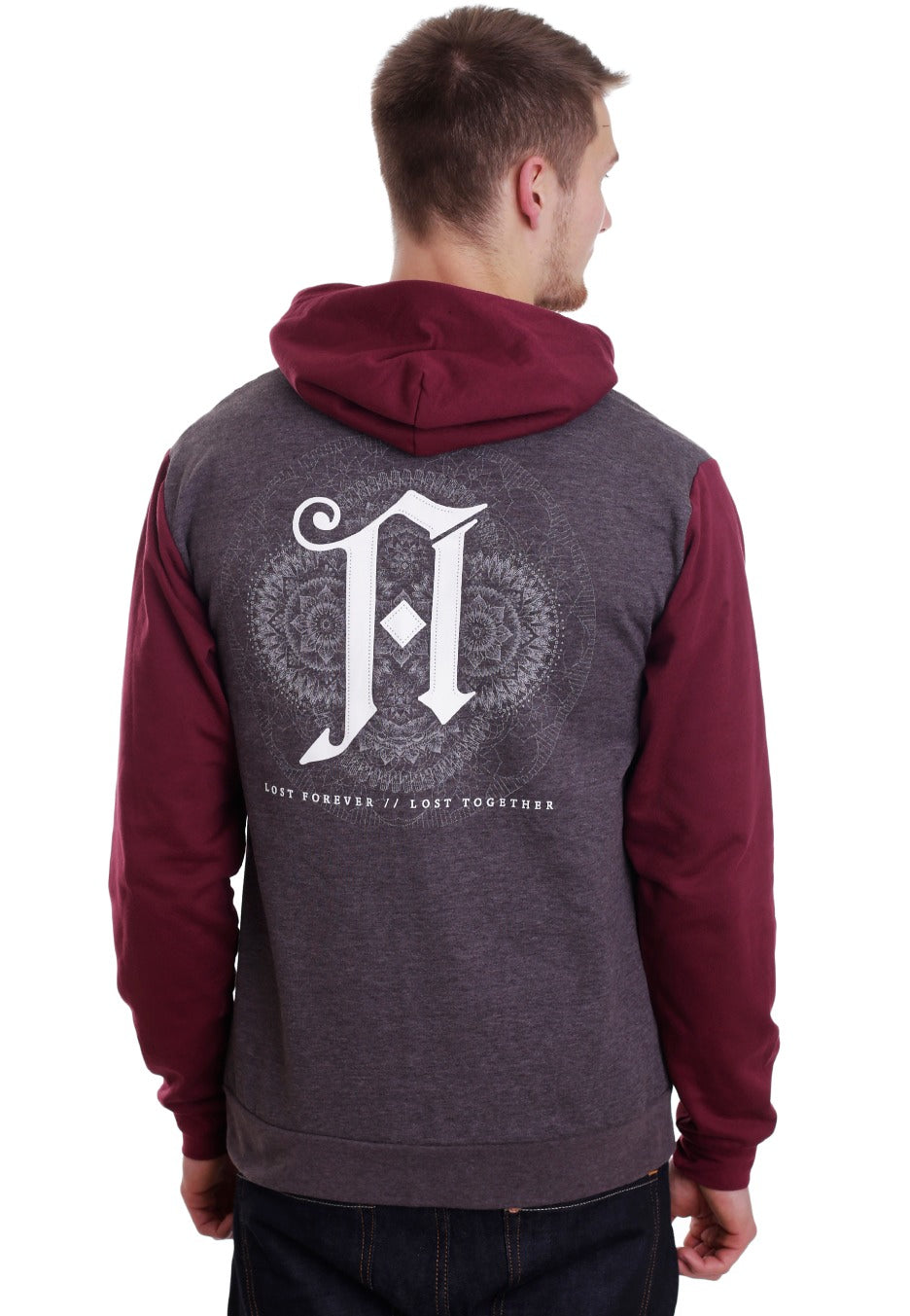 Architects - Lost Forever Charcoal/Burgundy - Zipper | Men-Image