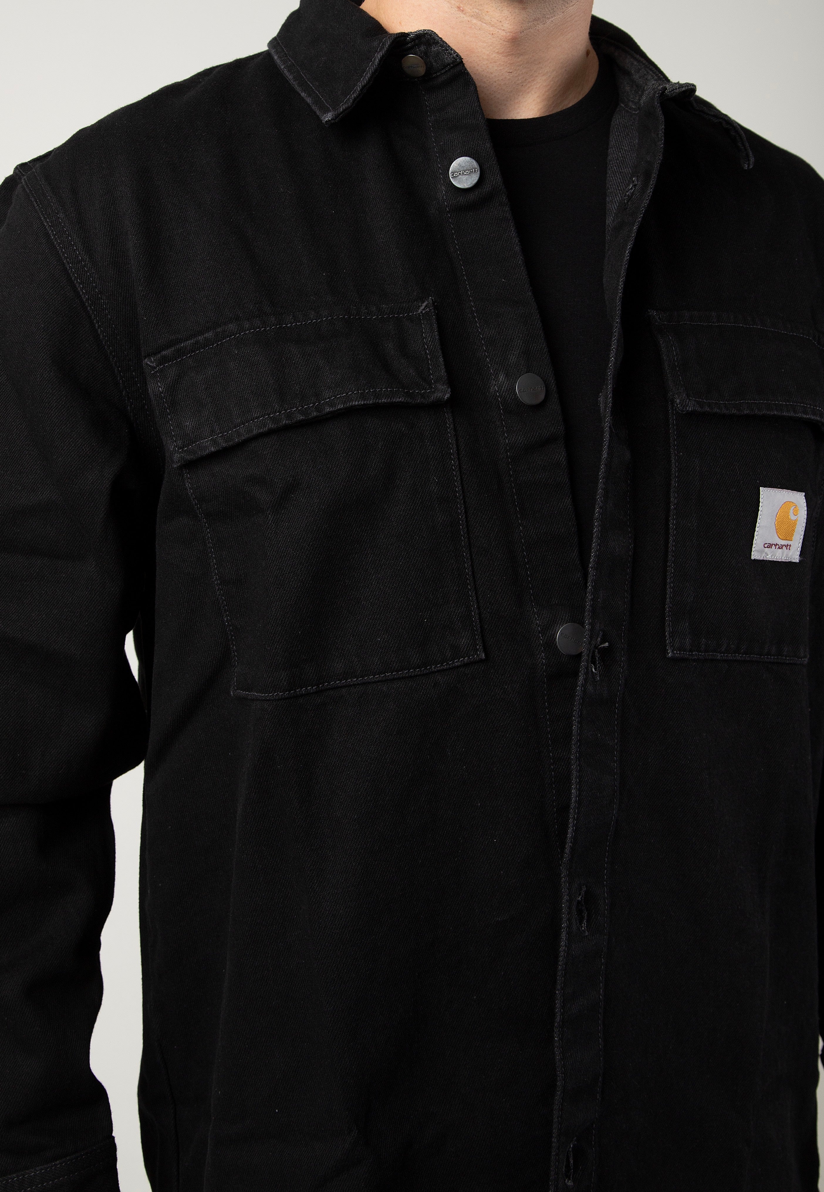 Carhartt WIP - Manny Rinsed Black - Jacket | Men-Image