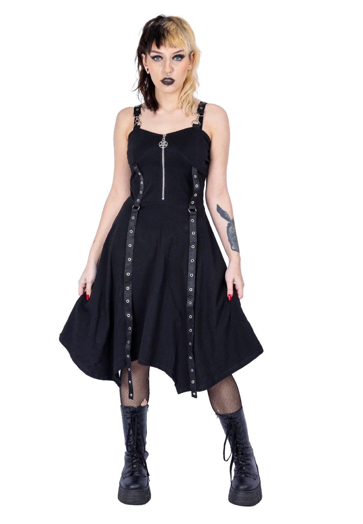 Poizen Industries - Ariadne Black - Dress | Women-Image