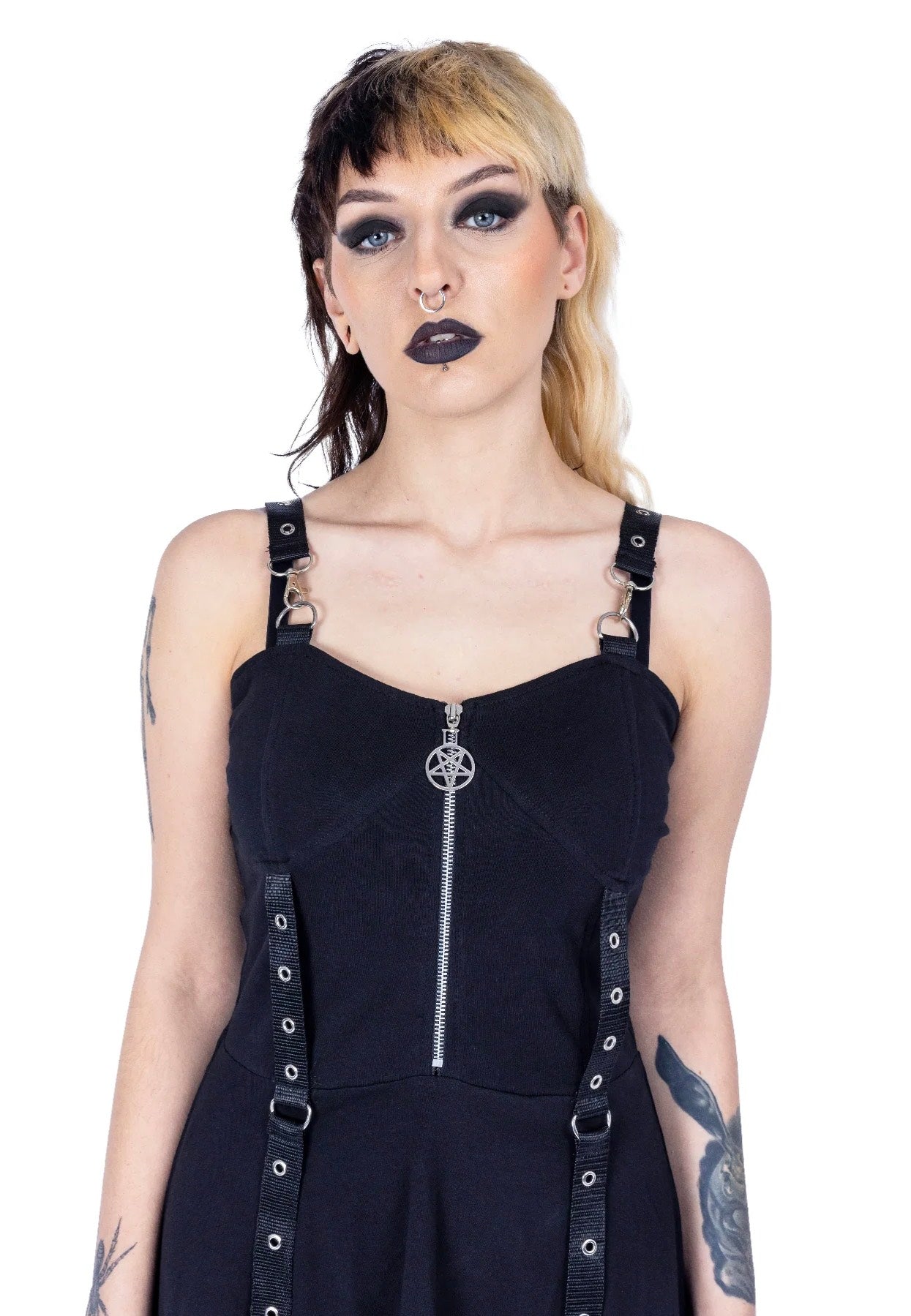 Poizen Industries - Ariadne Black - Dress | Women-Image