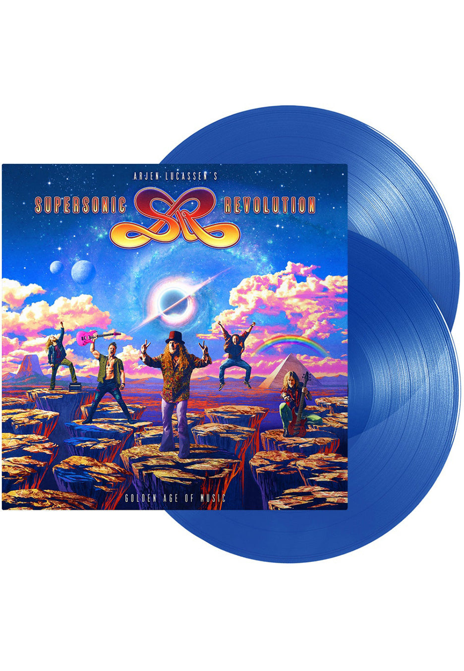 Arjen Lucassen's Supersonic Revolution - Golden Age Of Music Blue - Colored 2 Vinyl | Neutral-Image