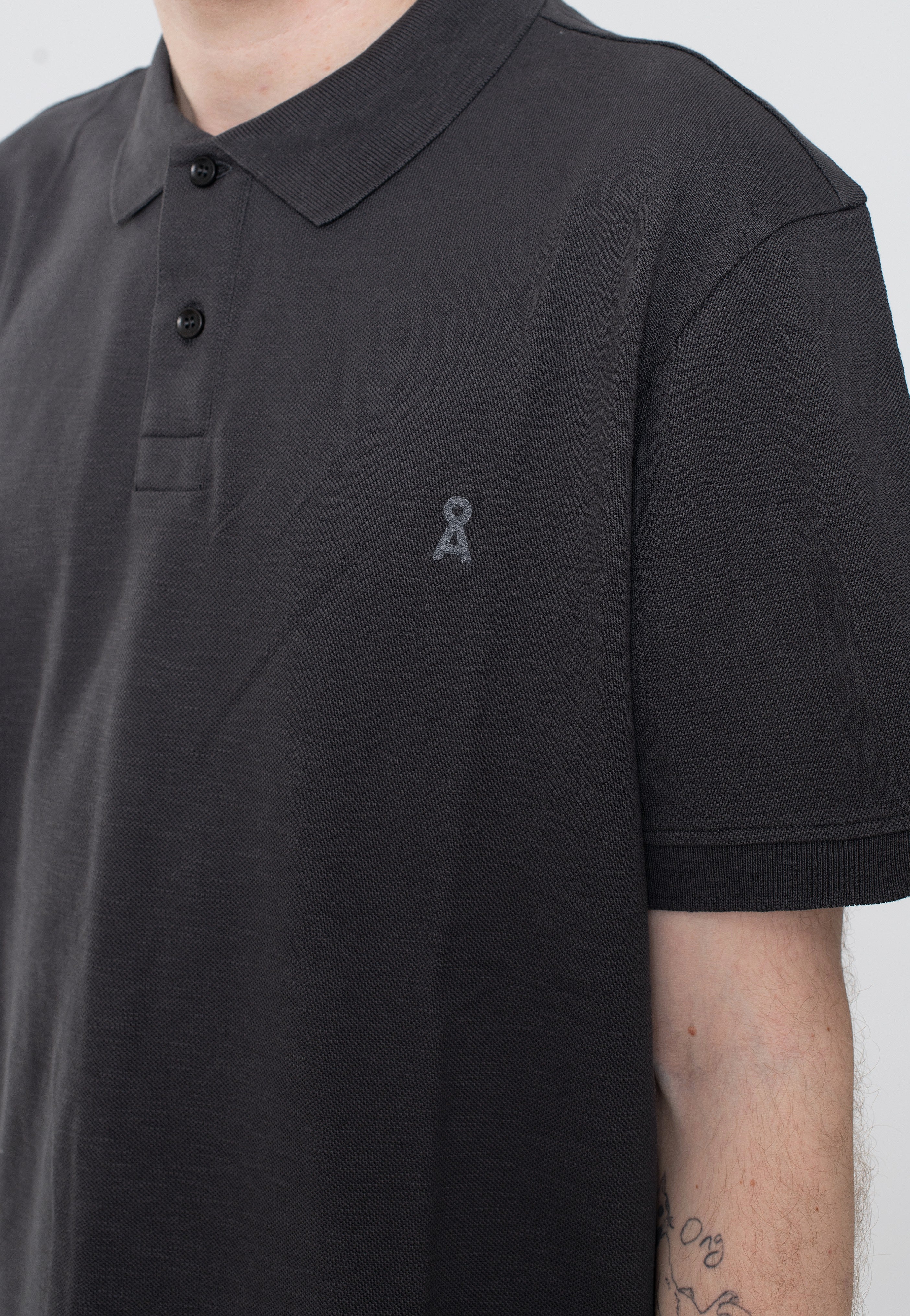 Armedangels - Fibraa Graphite - Polo | Men-Image