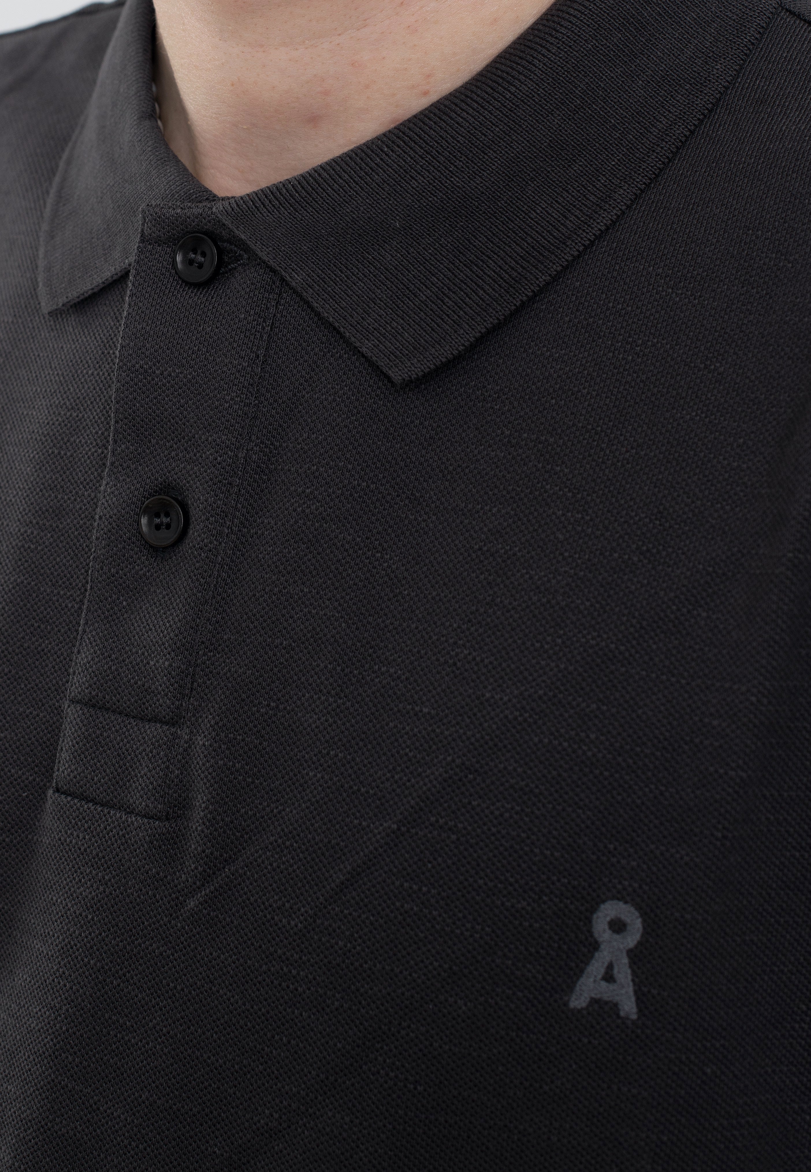 Armedangels - Fibraa Graphite - Polo | Men-Image