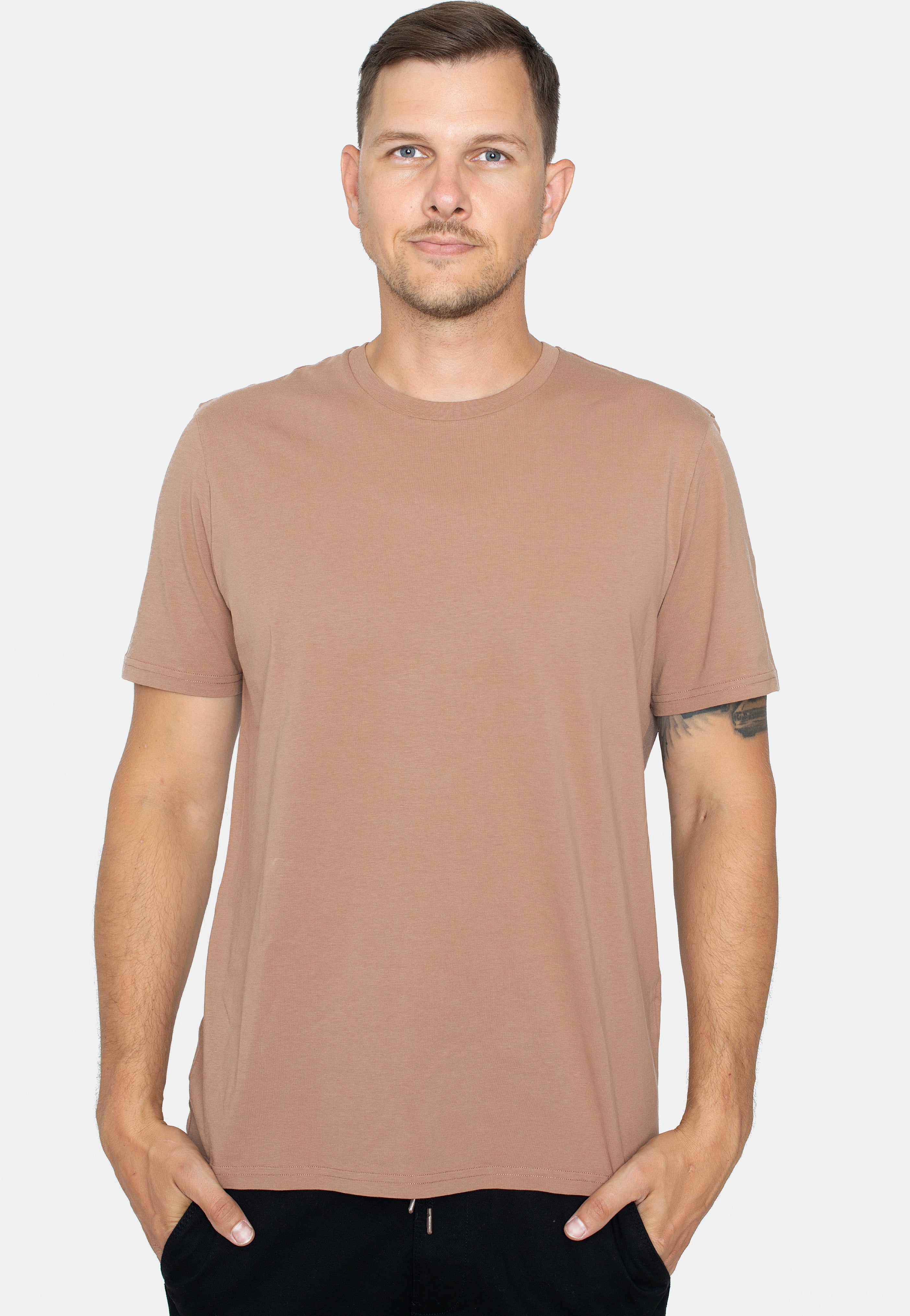 Armedangels - Jaames Aged Timber - T-Shirt | Men-Image