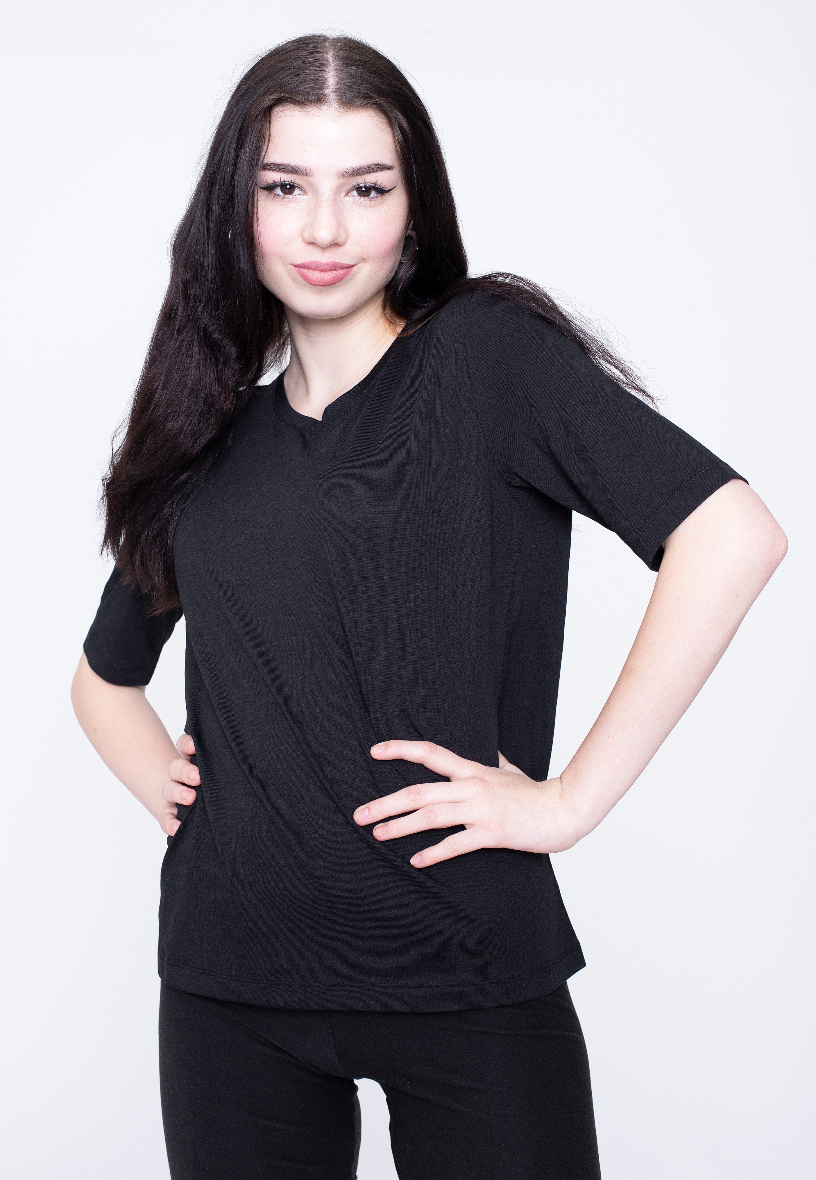 Armedangels - Jilaraa Black - T-Shirt | Women-Image