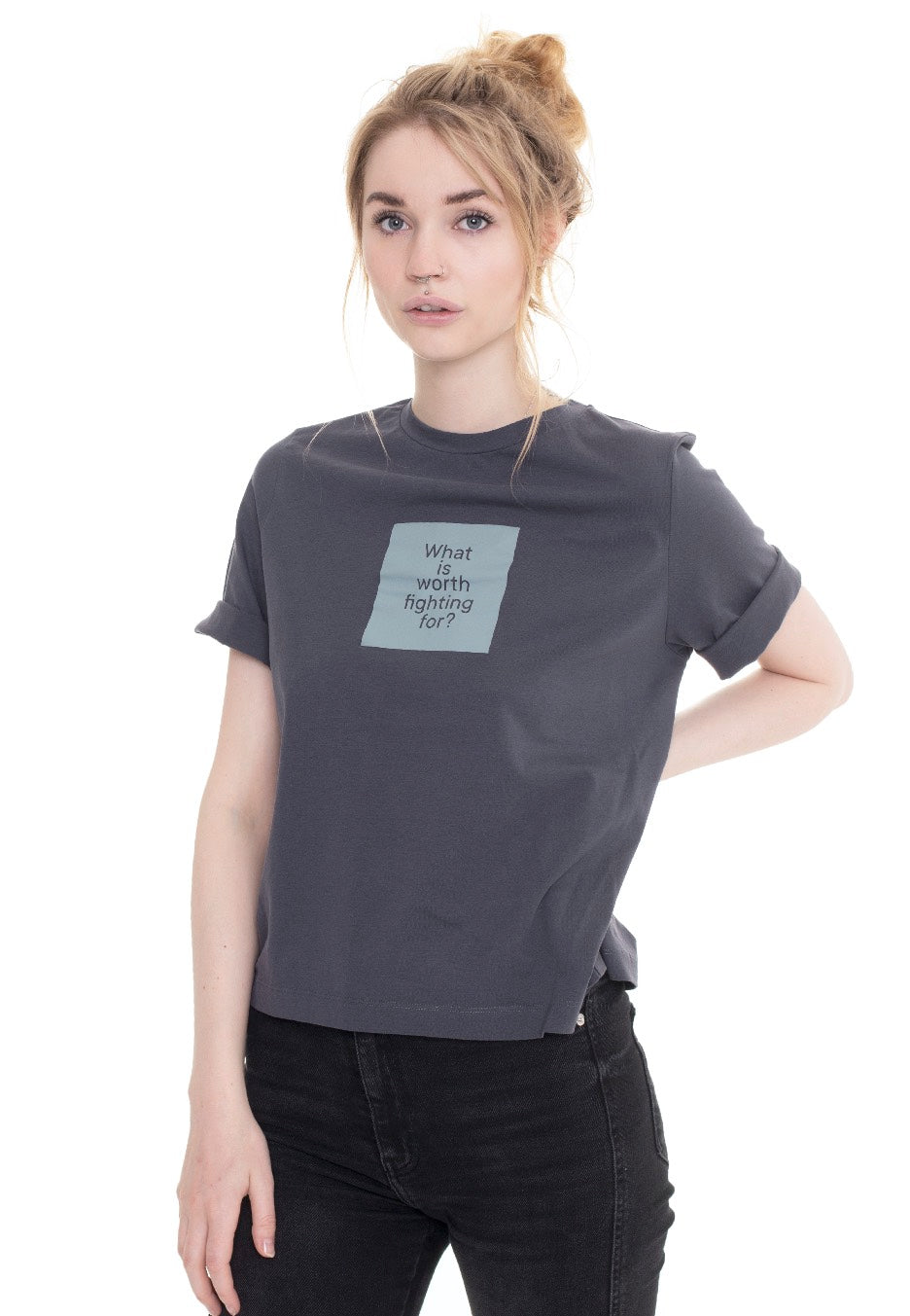 Armedangels - Layaa Diary Anthra - T-Shirt | Women-Image