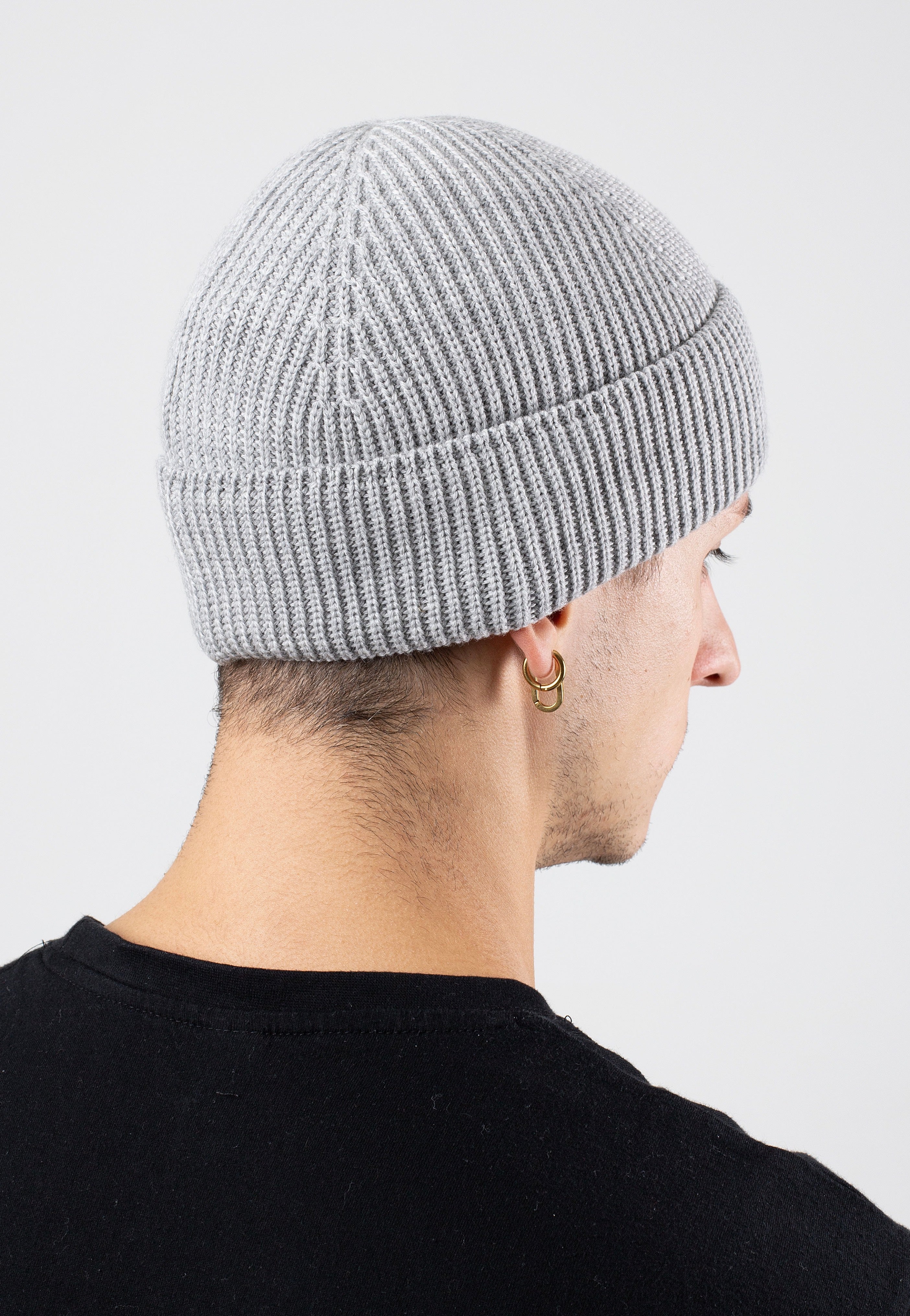 Armedangels - Nildaao Light Grey Melange - Beanie | Neutral-Image