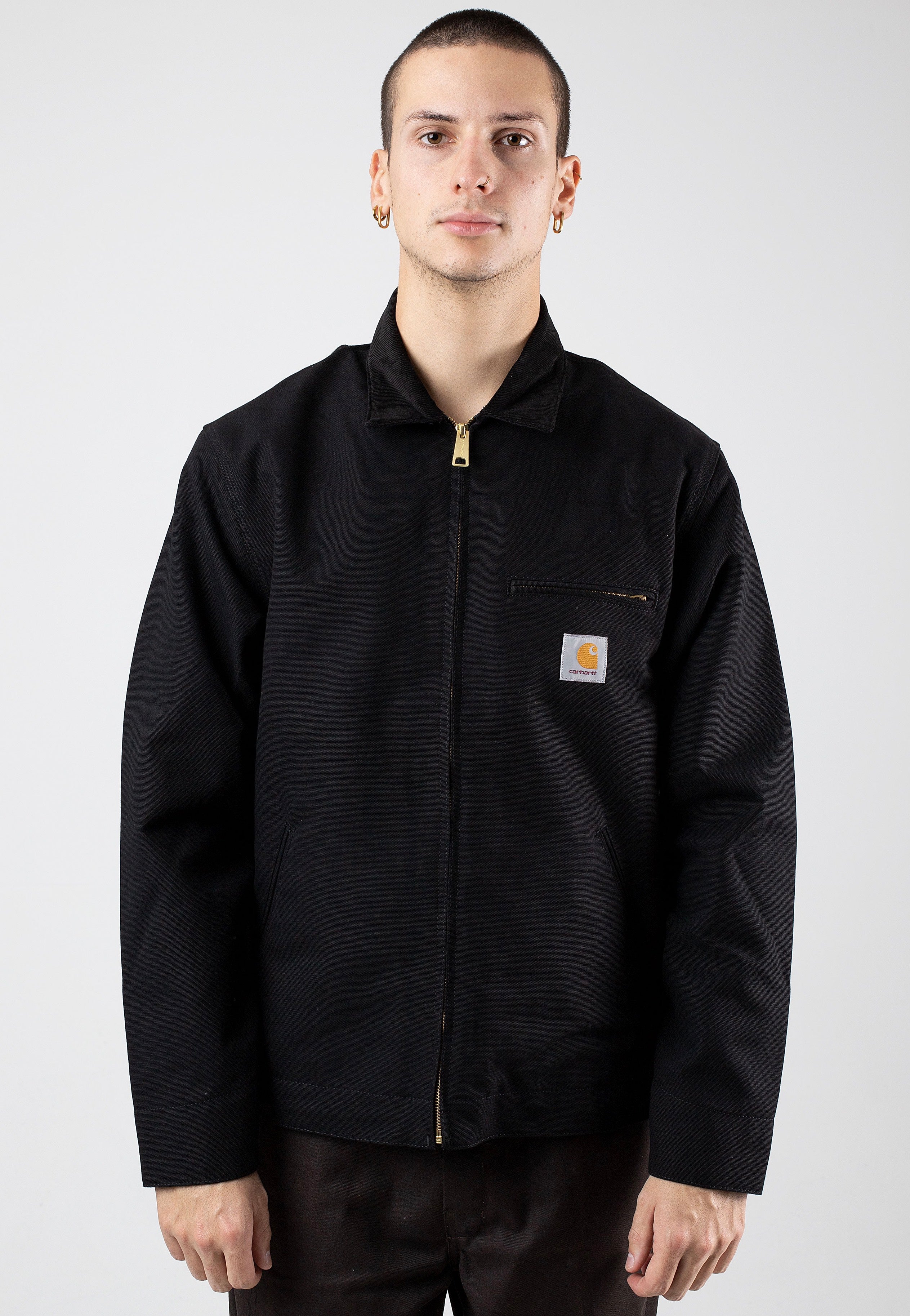 Carhartt WIP - Detroit Rigid Black/Black - Jacket | Men-Image