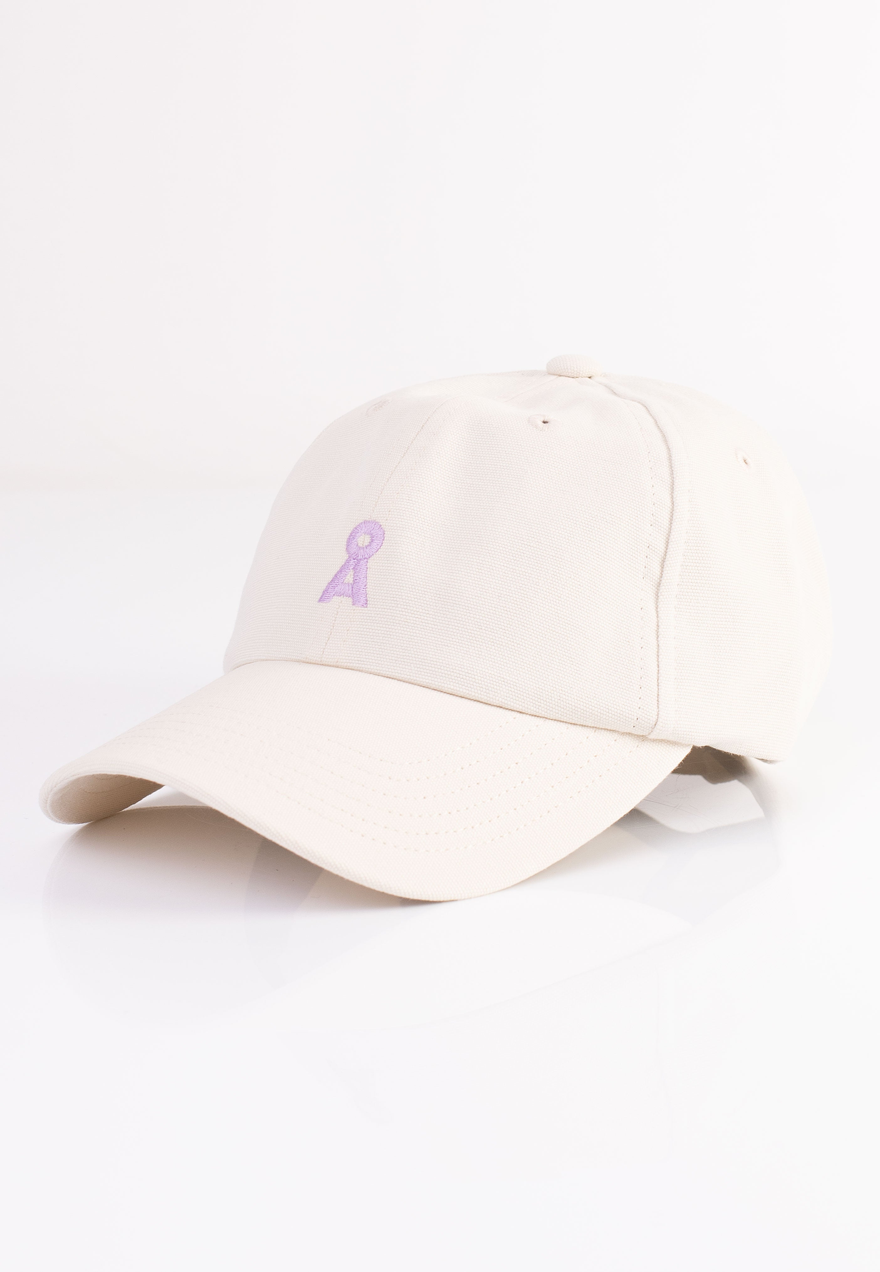 Armedangels - Yenaas Bold Oatmilk/Lavender Light - Cap | Neutral-Image