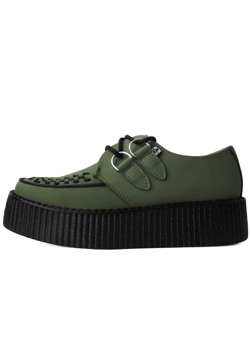 T.U.K. - Viva High Creeper Dark Green Vegan - Girl Shoes | Women-Image