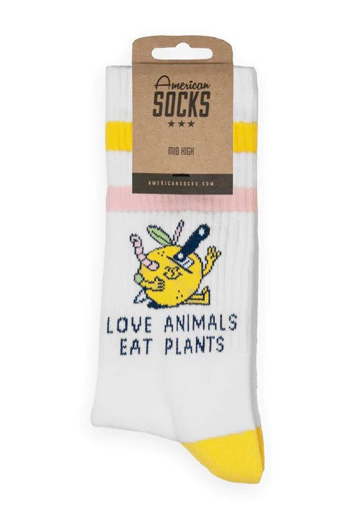 American Socks - Love Animals Mid High - Socks | Neutral-Image