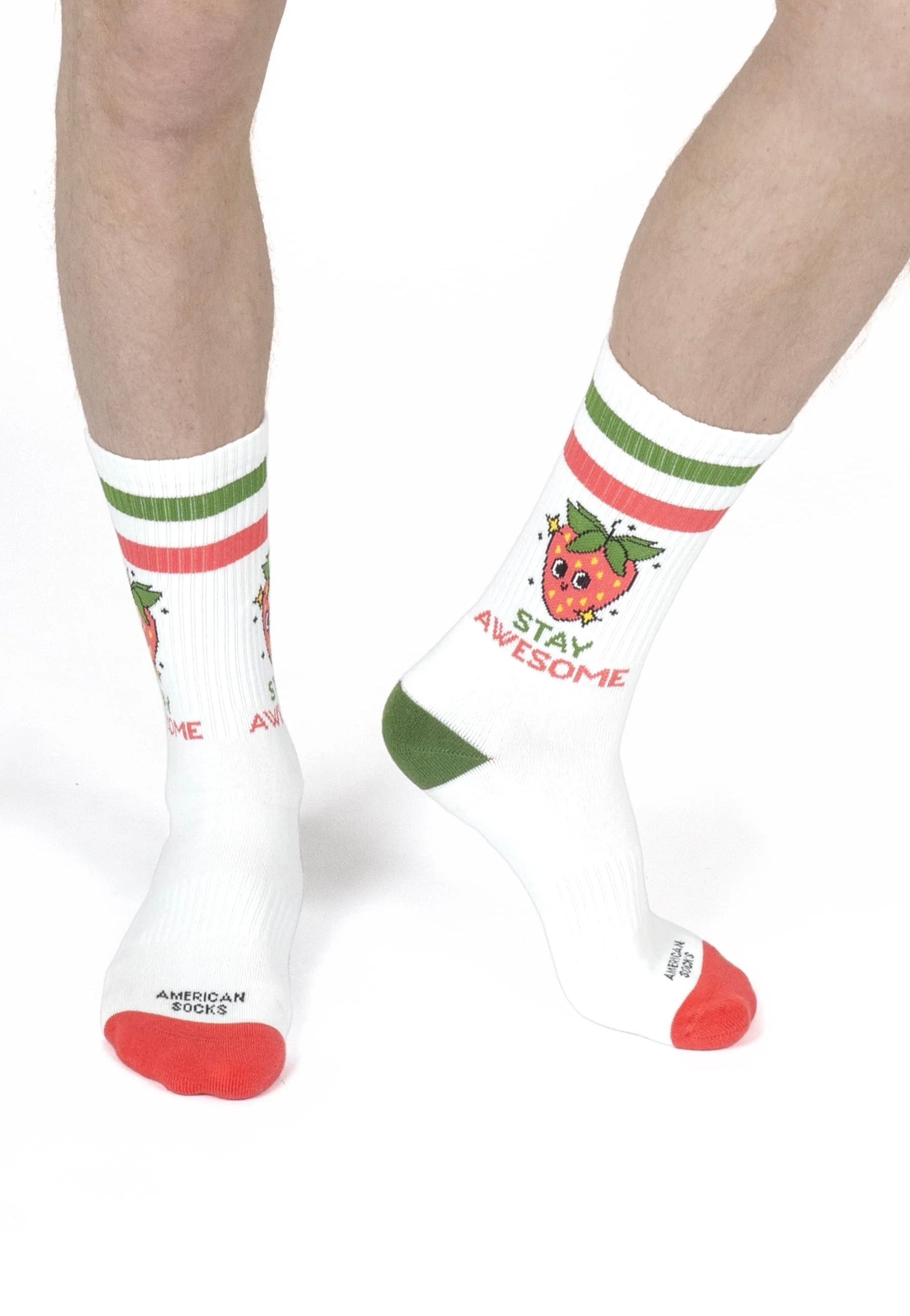 American Socks - Stay Awesome Mid High - Socks | Neutral-Image