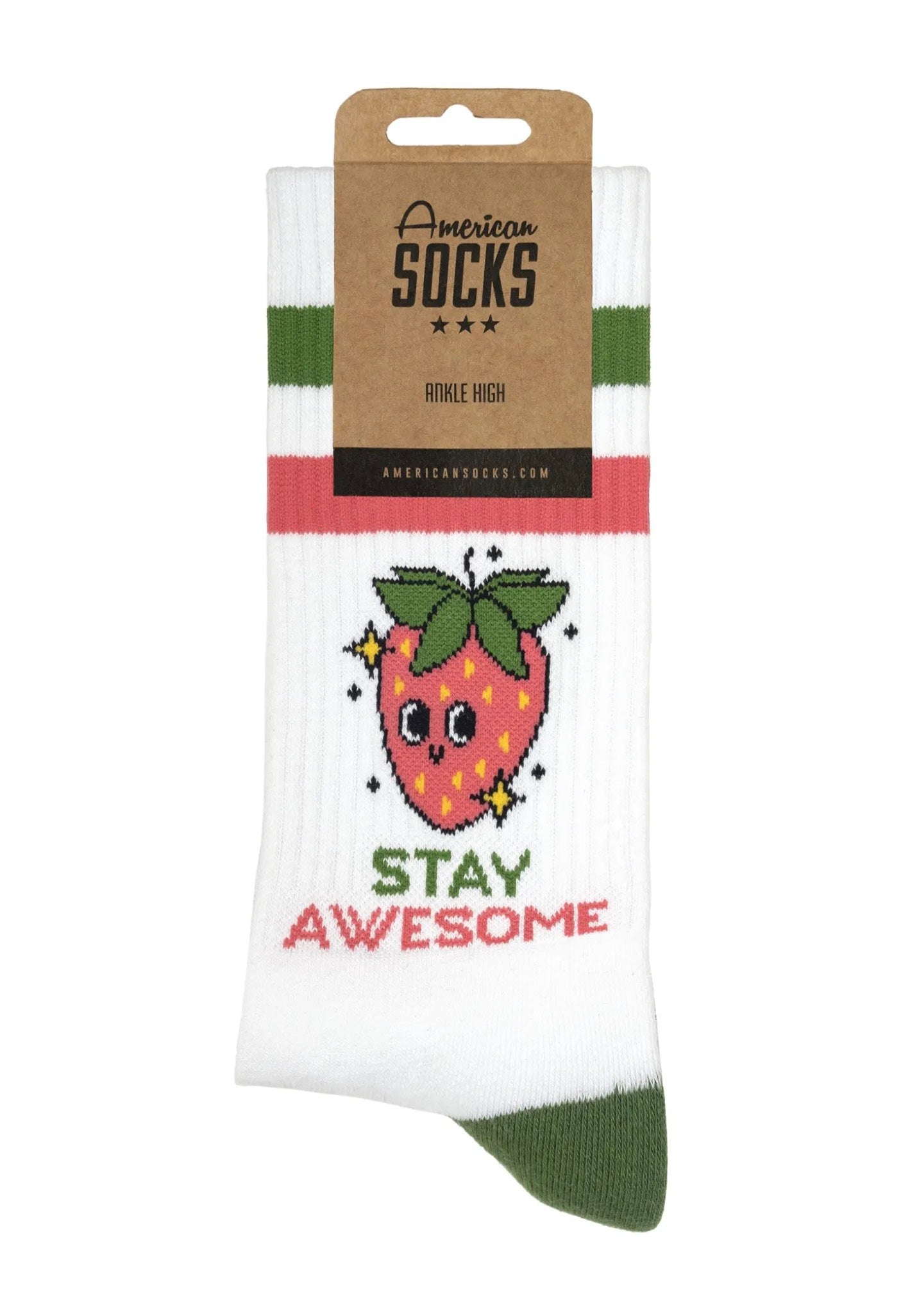 American Socks - Stay Awesome Mid High - Socks | Neutral-Image