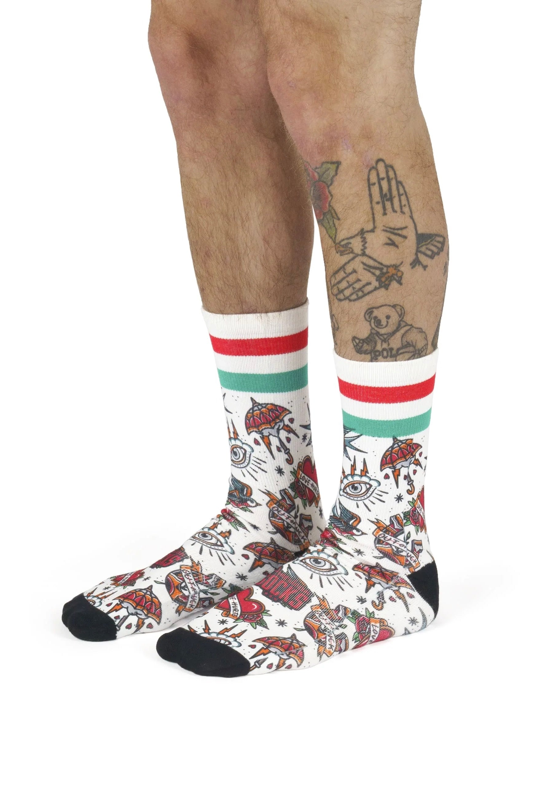 American Socks - Love Hurts Mid High White - Socks | Neutral-Image