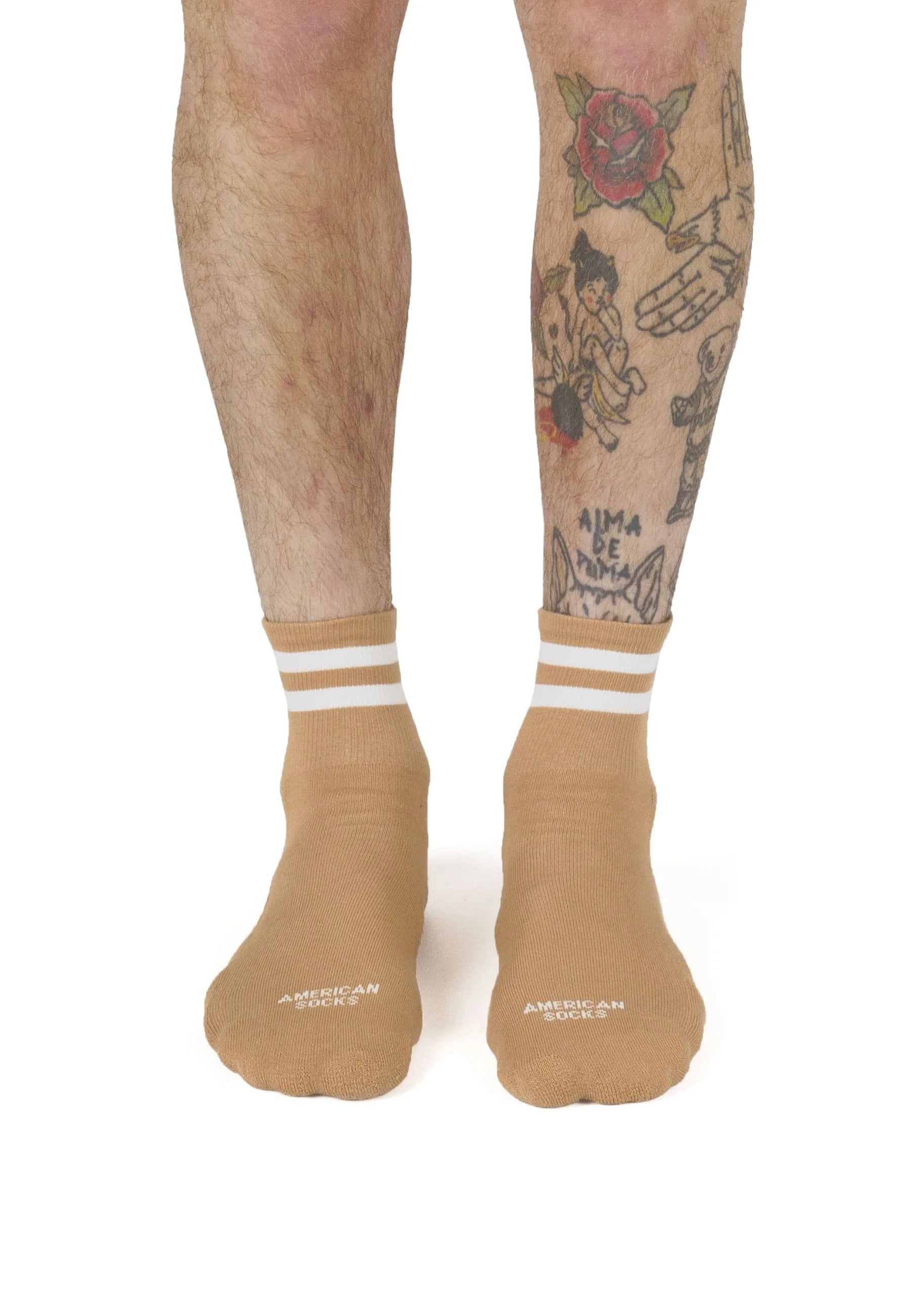 American Socks - Cinnamon Ankle High - Socks | Neutral-Image