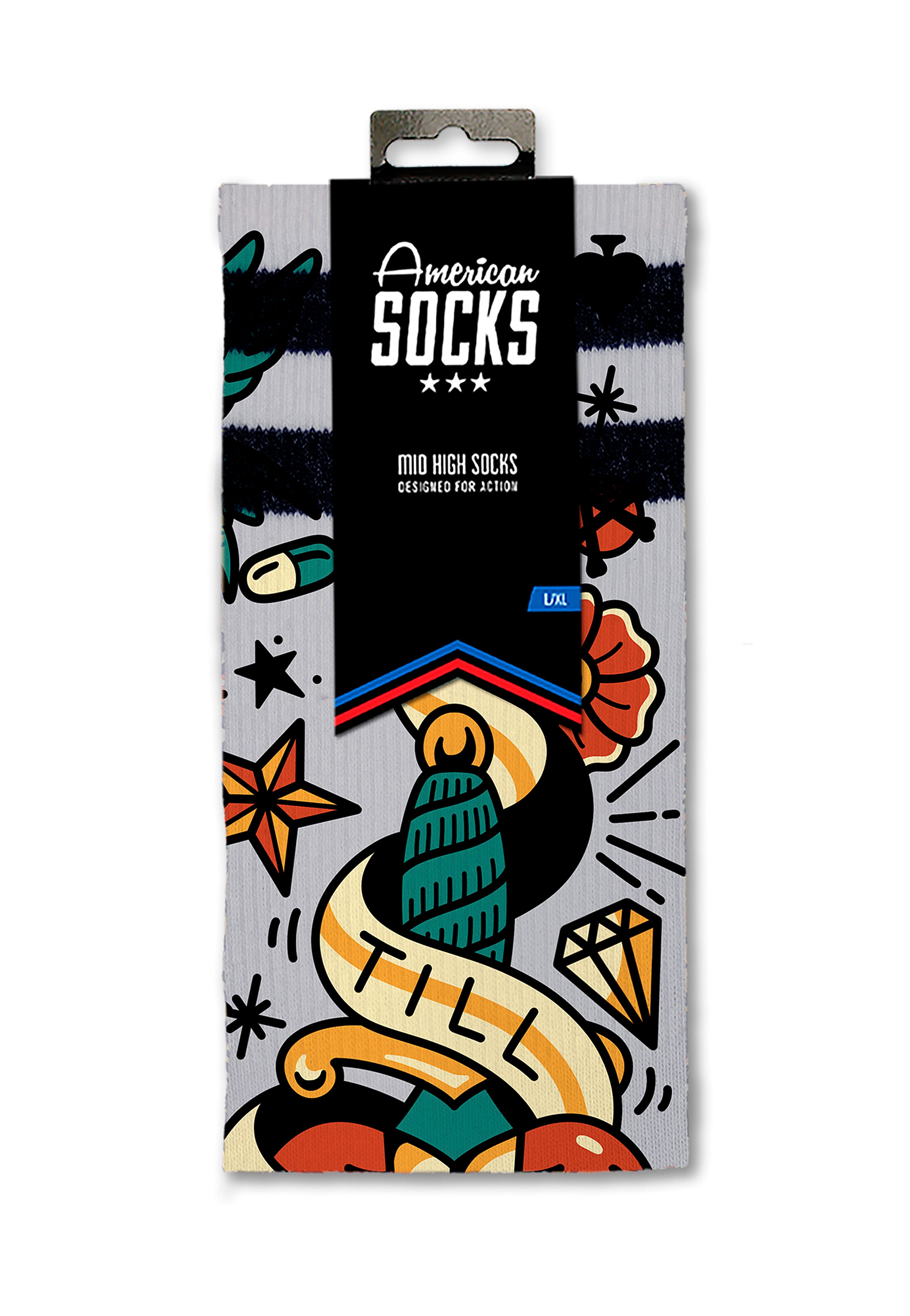 American Socks - Till Death Do Us Part Mid High - Socks | Neutral-Image