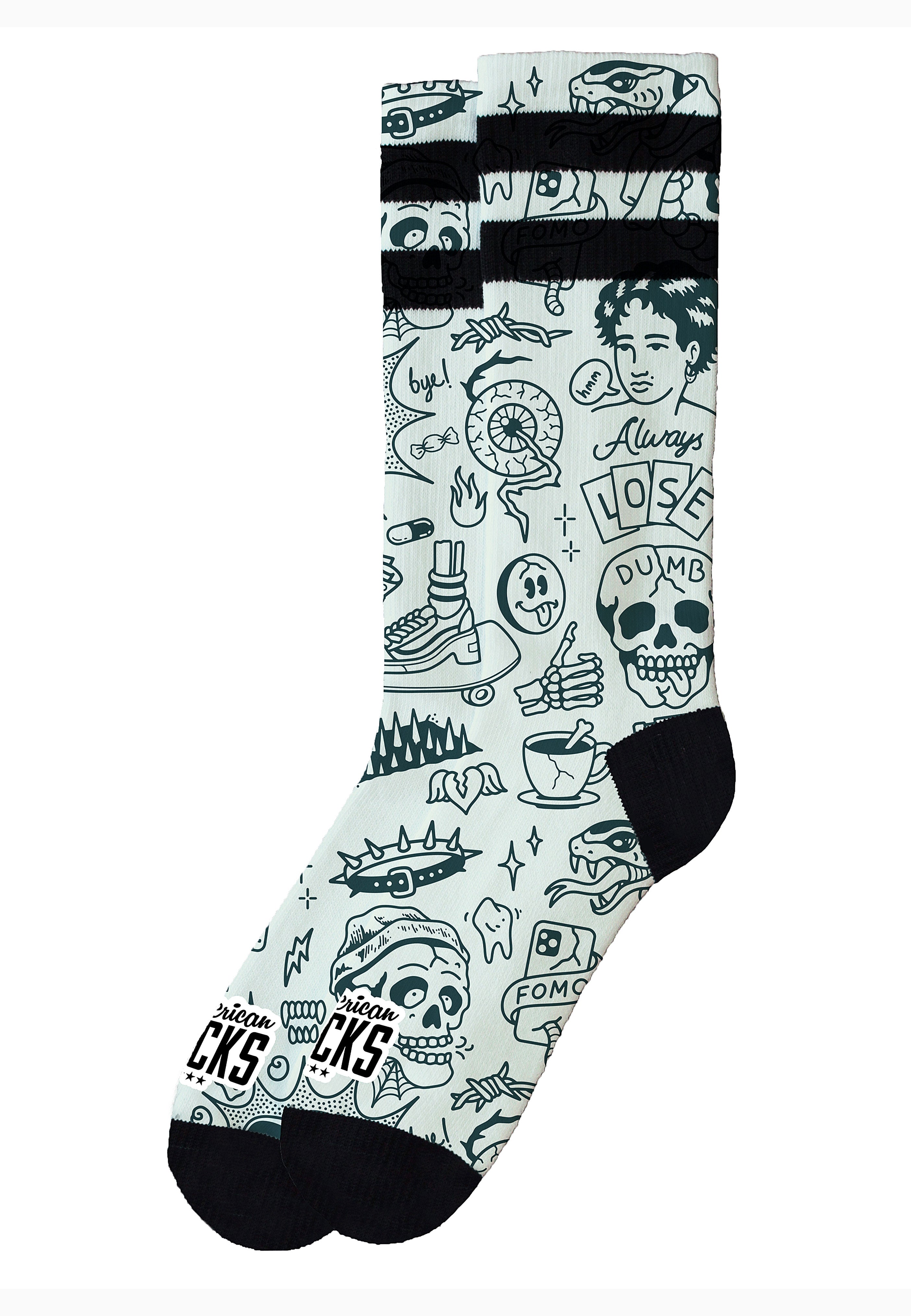 American Socks - FOMO Mid High - Socks | Neutral-Image