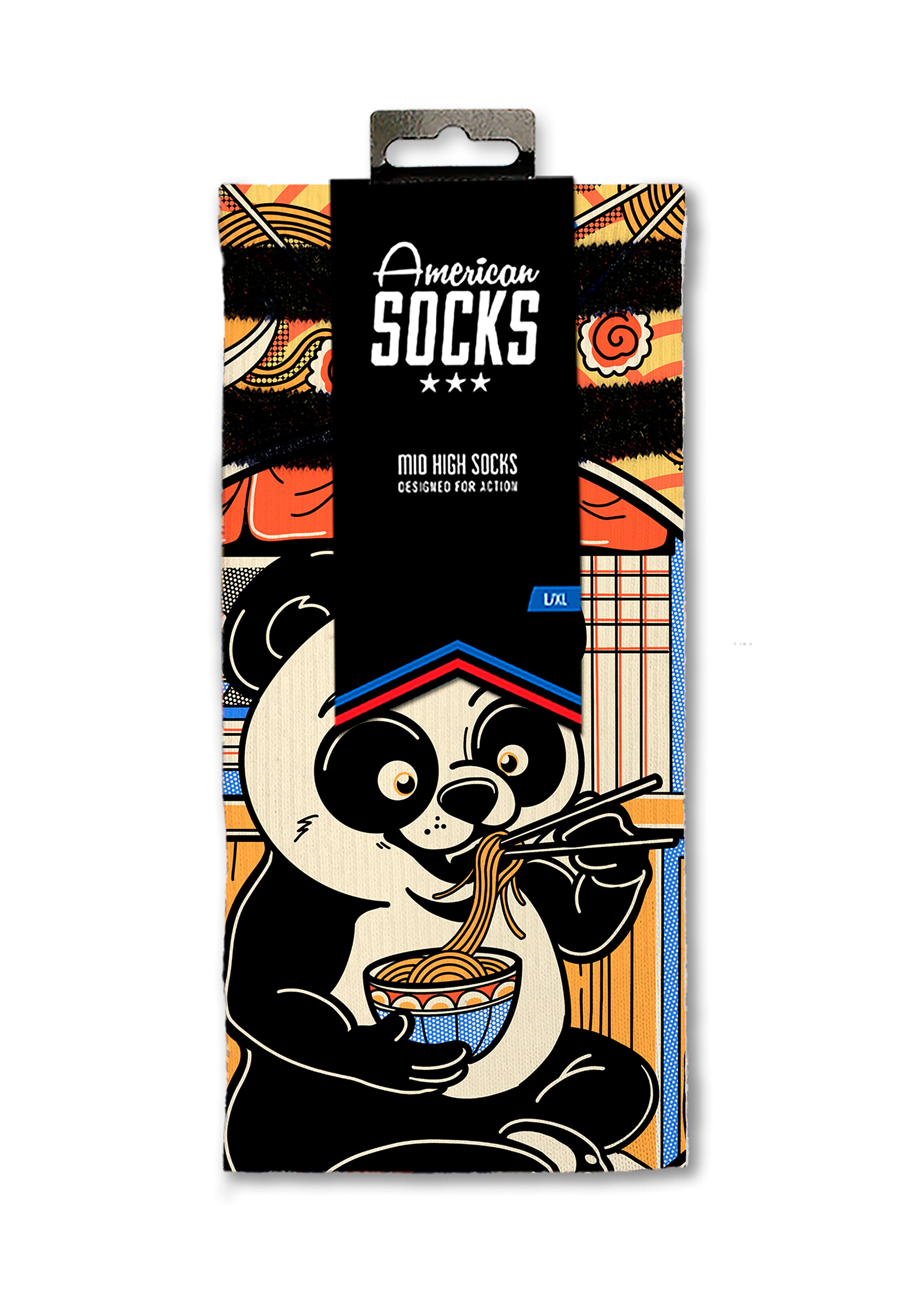 American Socks - Panda Mid High - Socks | Neutral-Image