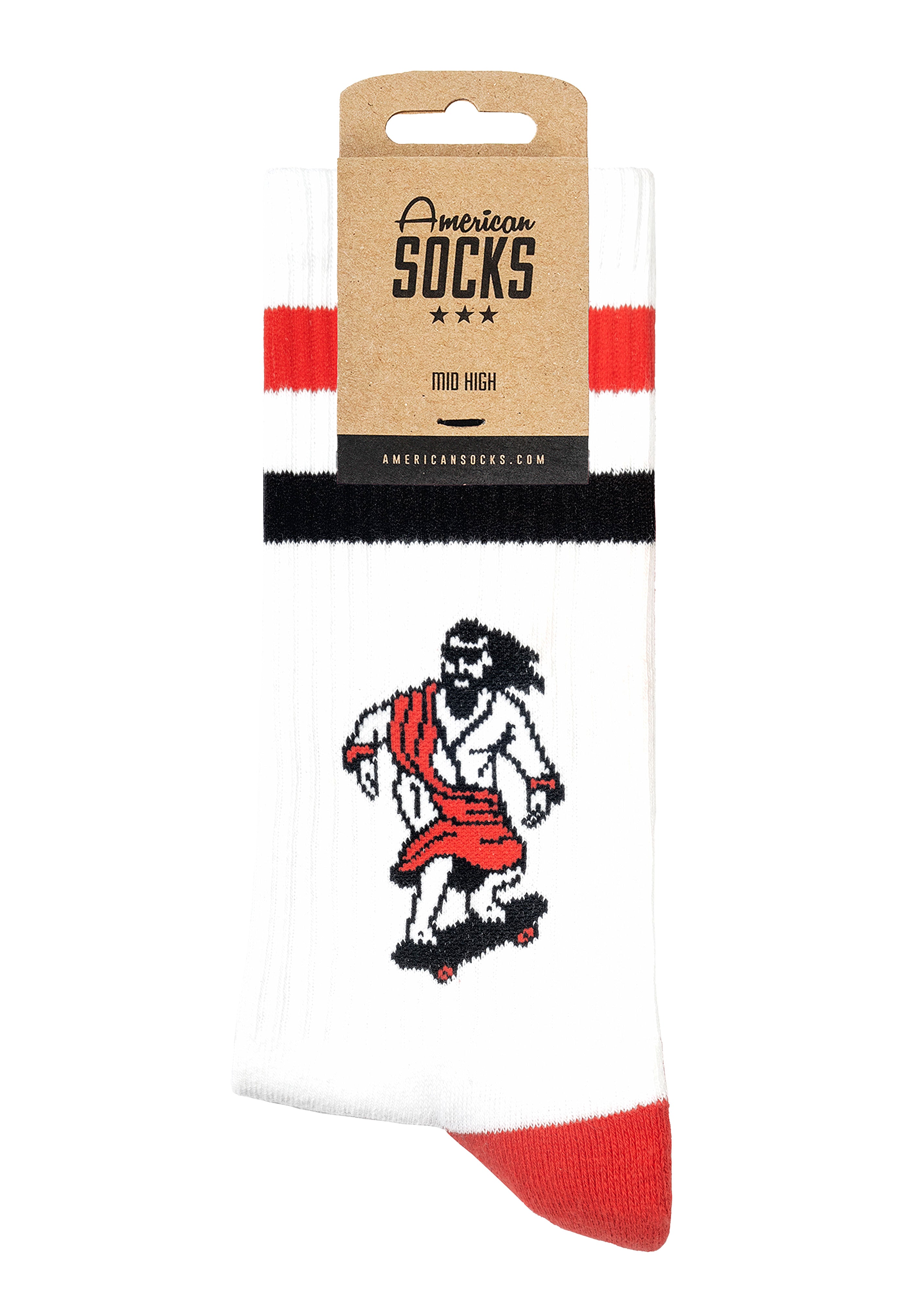 American Socks - Skate Fast Mid High - Socks | Neutral-Image