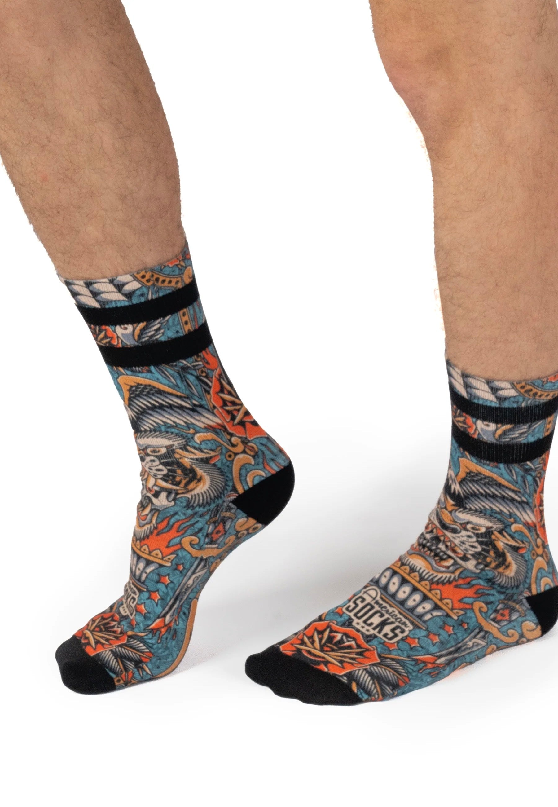 American Socks - Dagger Mid High - Socks | Neutral-Image