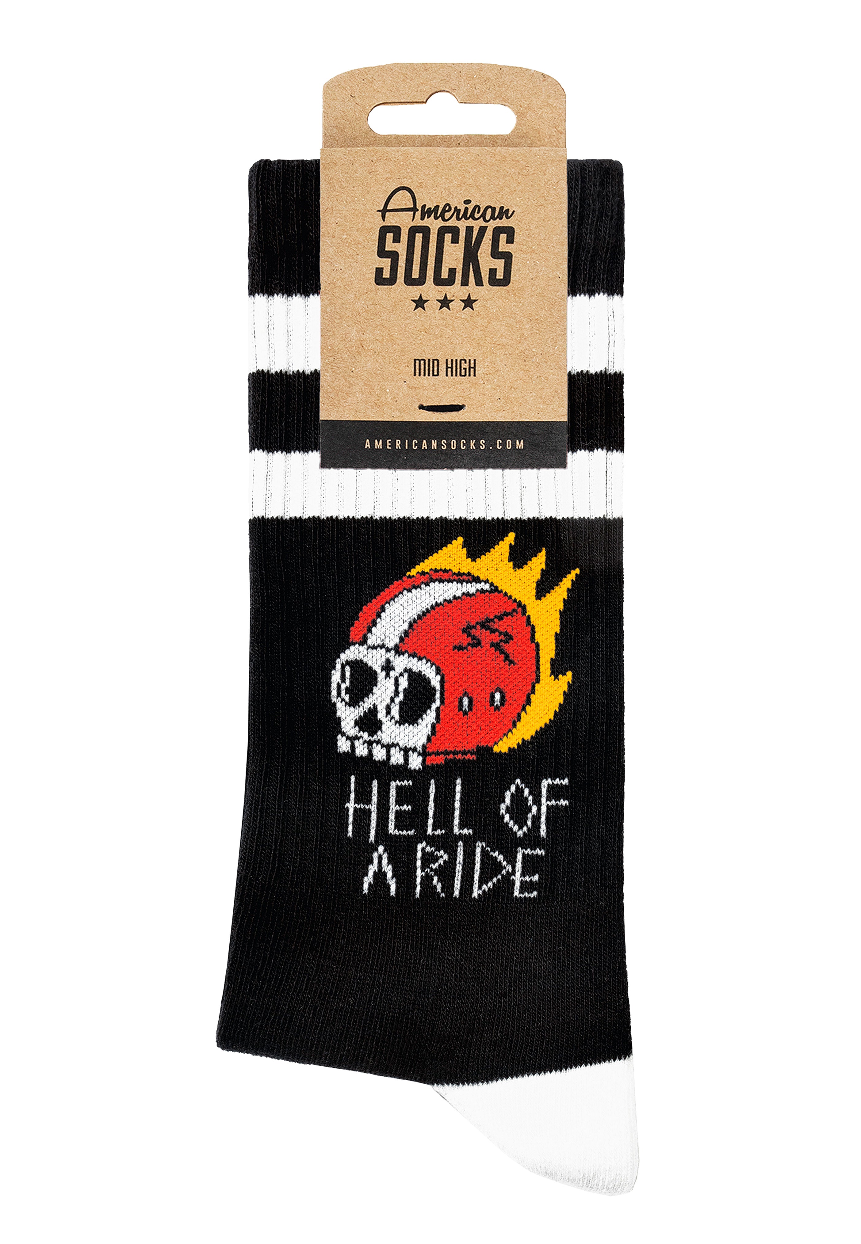 American Socks - Hell Of A Ride Mid High - Socks | Neutral-Image