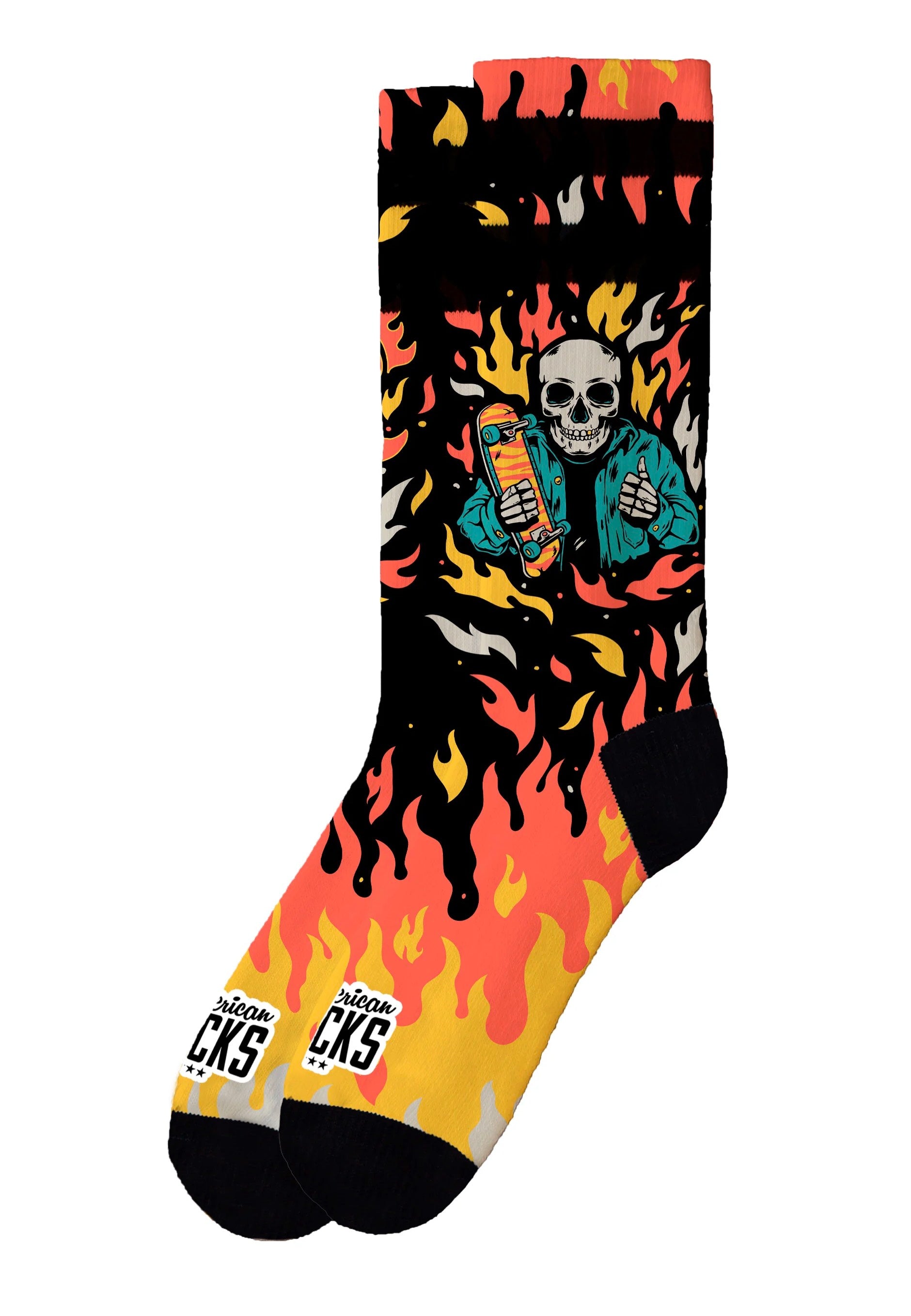 American Socks - Welcome To Hell Mid High - Socks | Neutral-Image