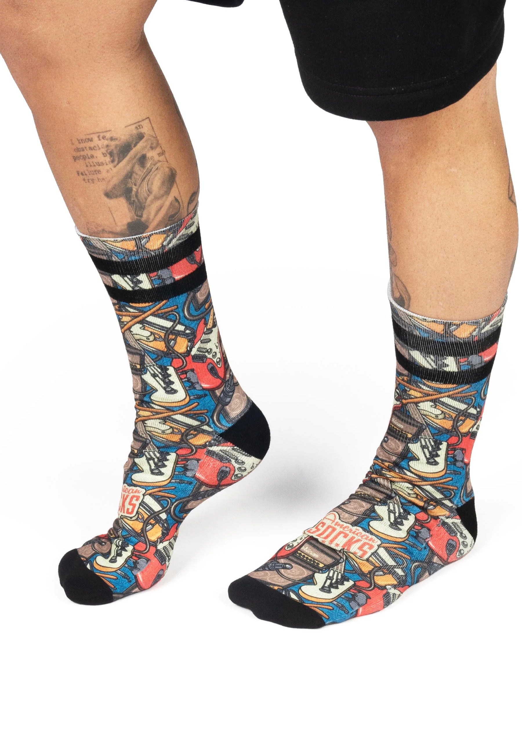 American Socks - Rockband Mid High - Socks | Neutral-Image