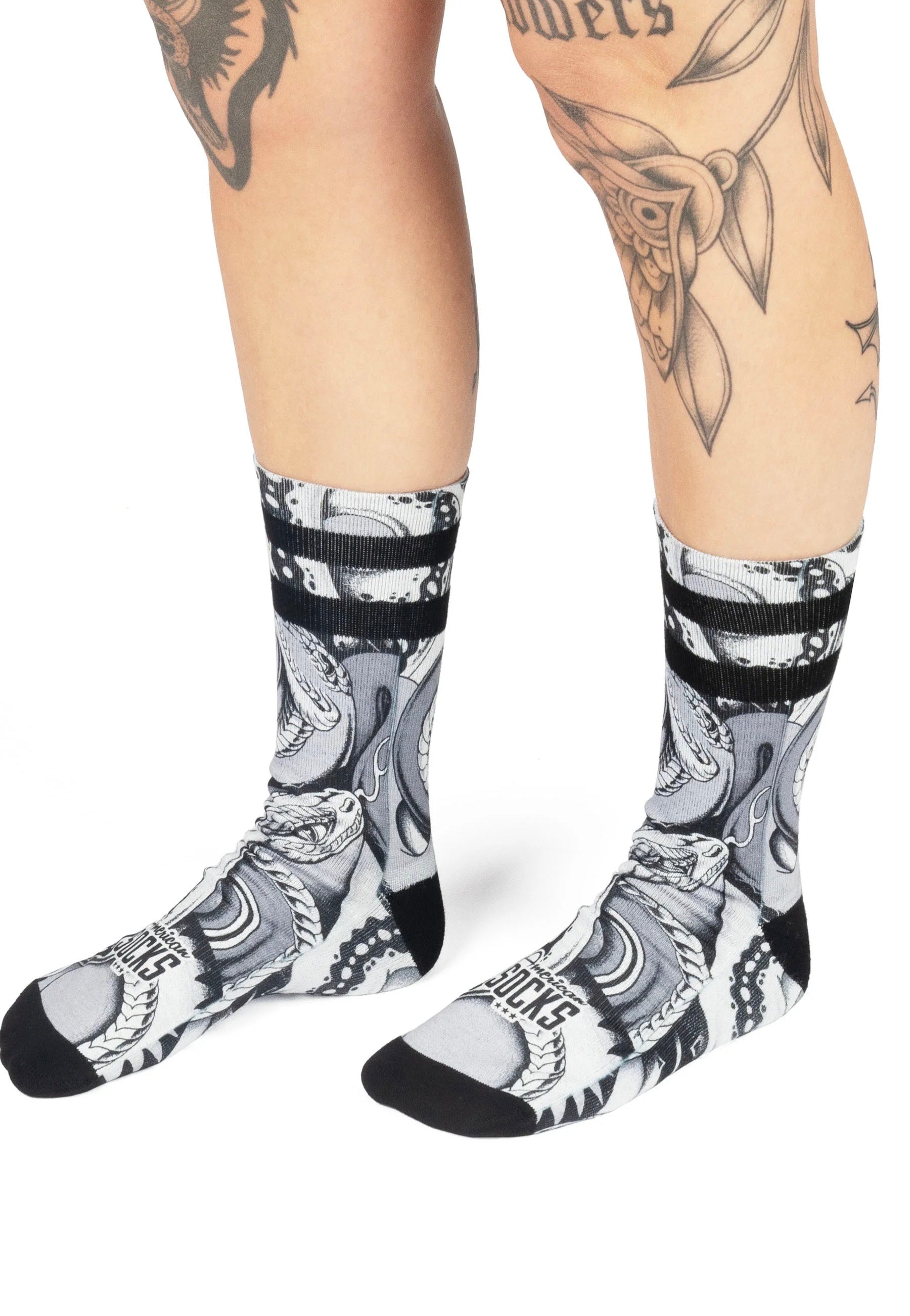 American Socks - Python Mid High - Socks | Neutral-Image