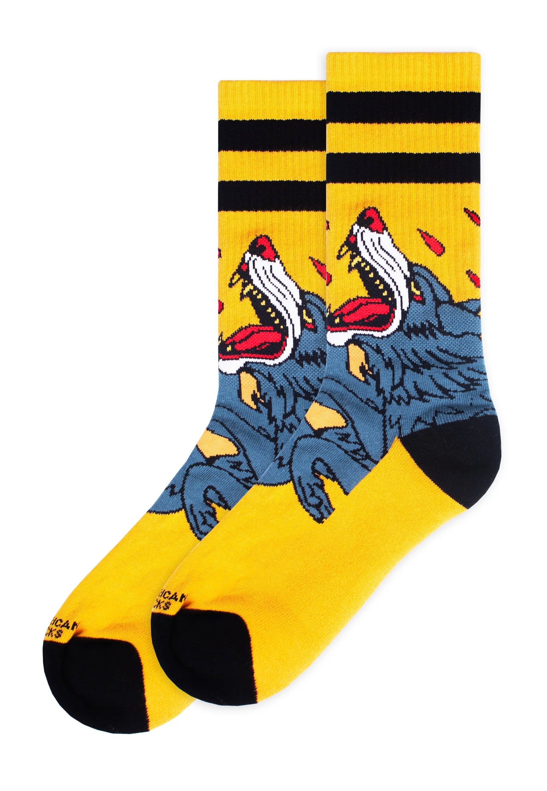 American Socks - Wolfpack Mid High Yellow - Socks | Neutral-Image