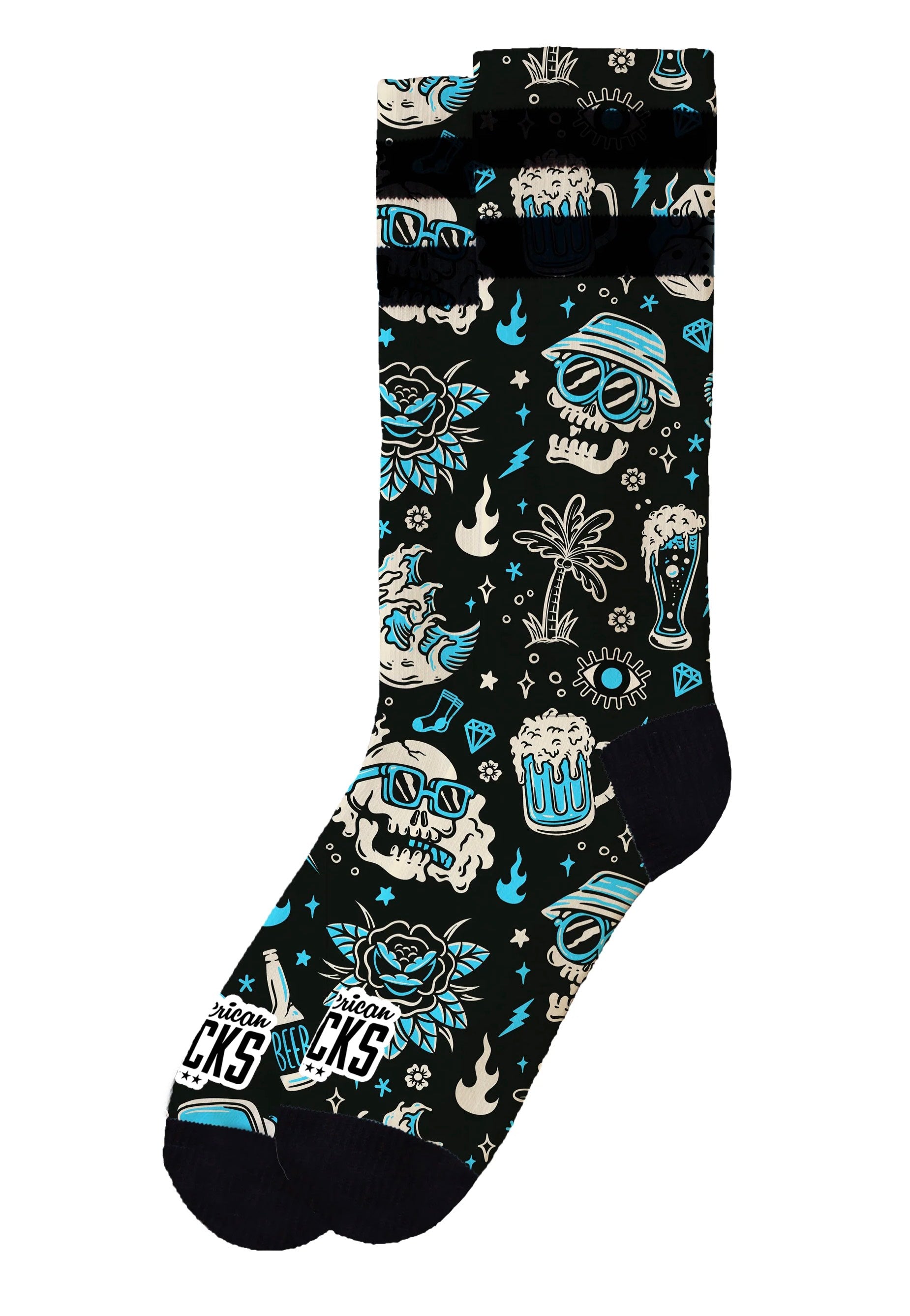 American Socks - Dopamine Mid High Black - Socks | Neutral-Image