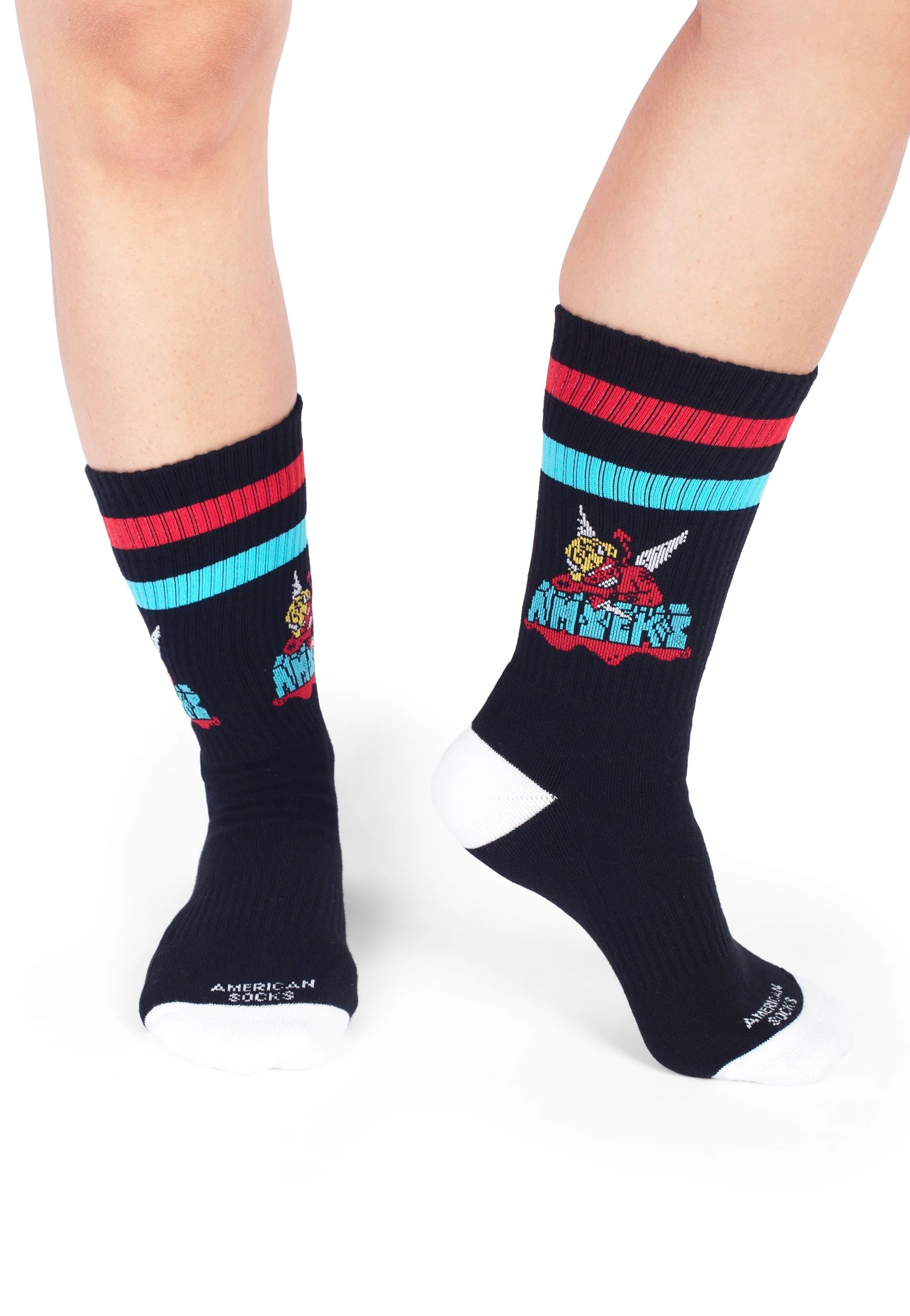 American Socks - Fallen Angel Mid High Black - Socks | Neutral-Image